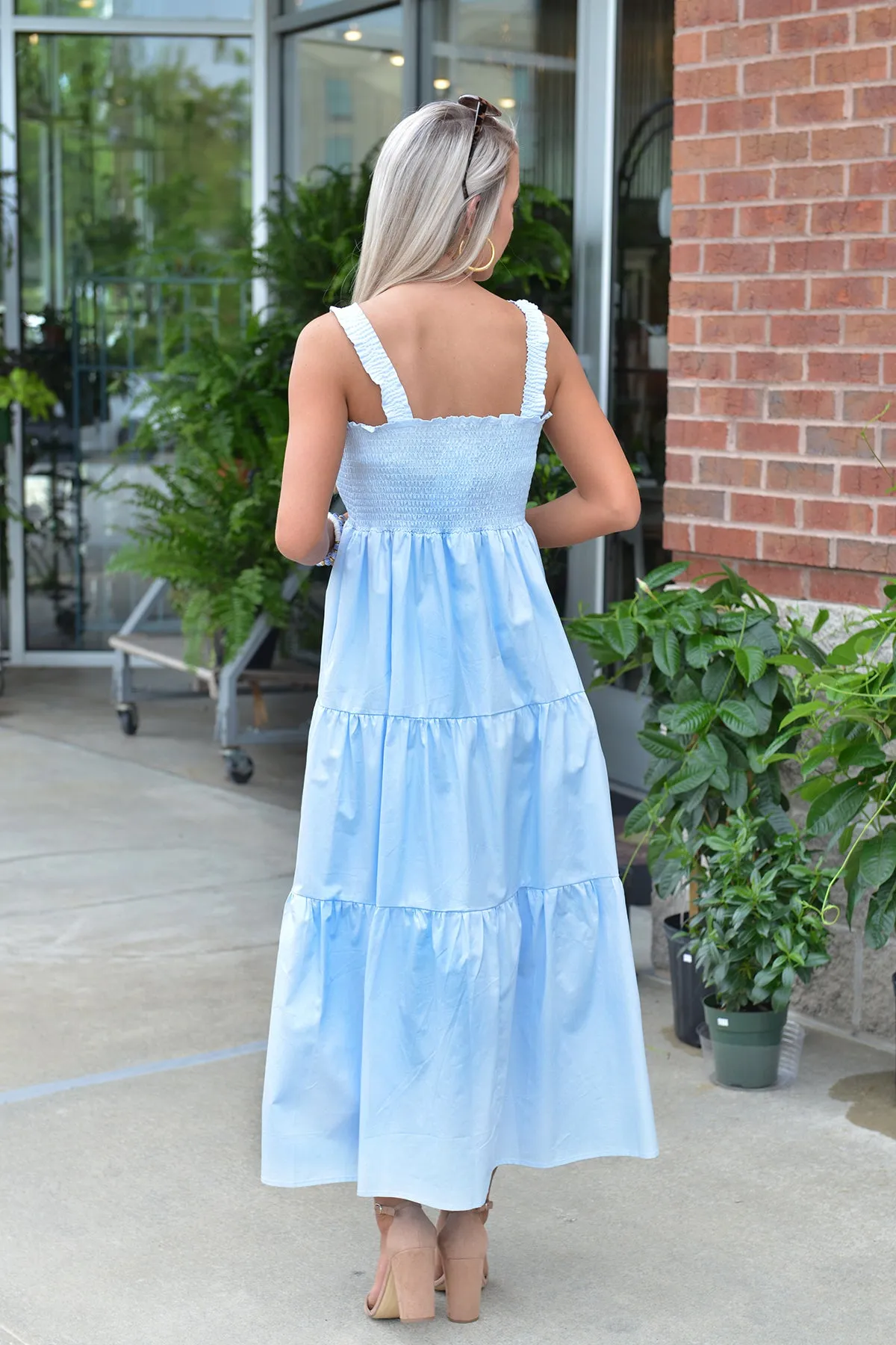 FOREVER MINE DRESS- BLUE