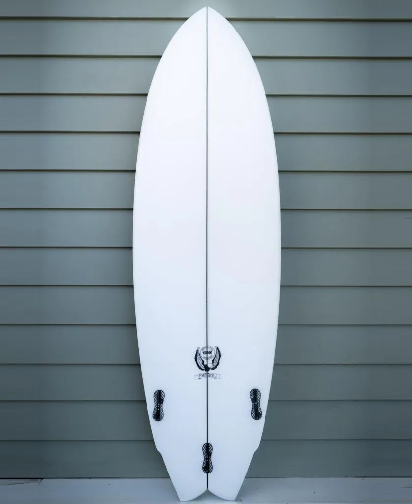 G&S 6'2 Power Twin Matte Finish | White