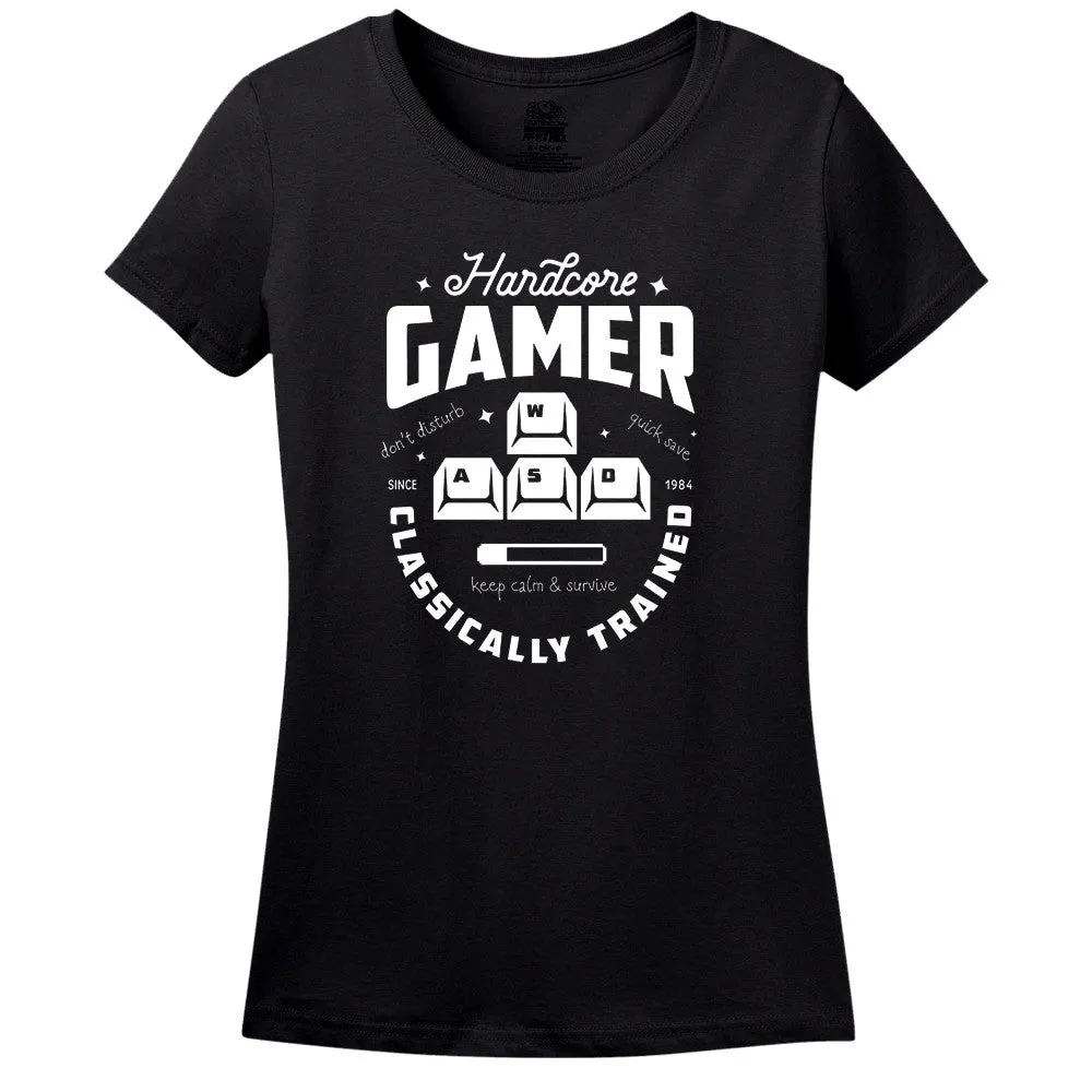 Hardcore.. Classically Trained Gamer - T-Shirt