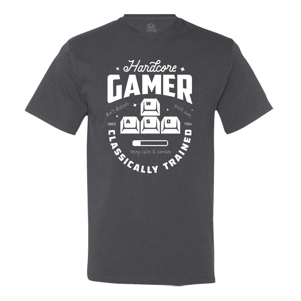 Hardcore.. Classically Trained Gamer - T-Shirt