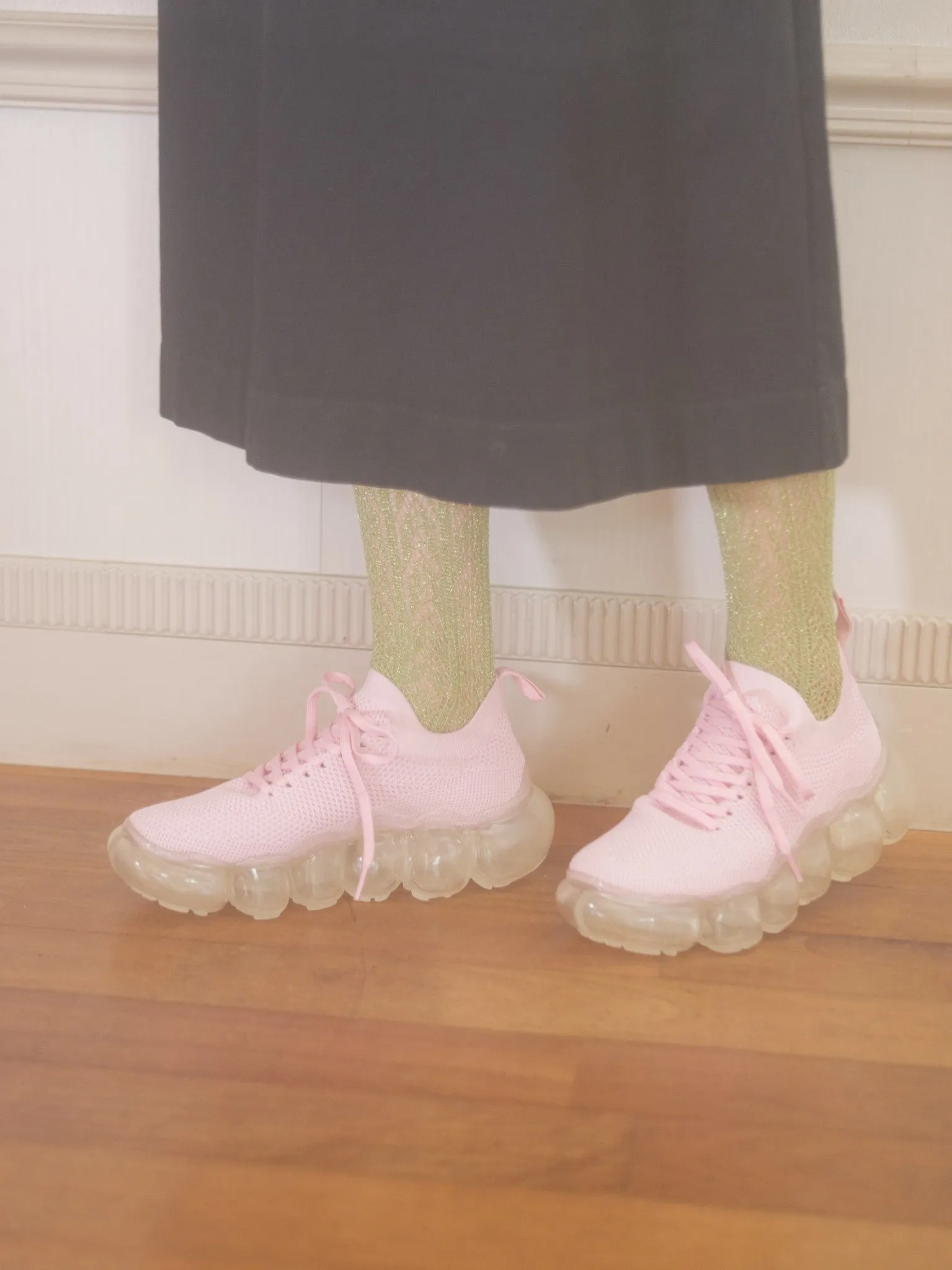 “Jewelry” Basic Shoes / Clear Pink