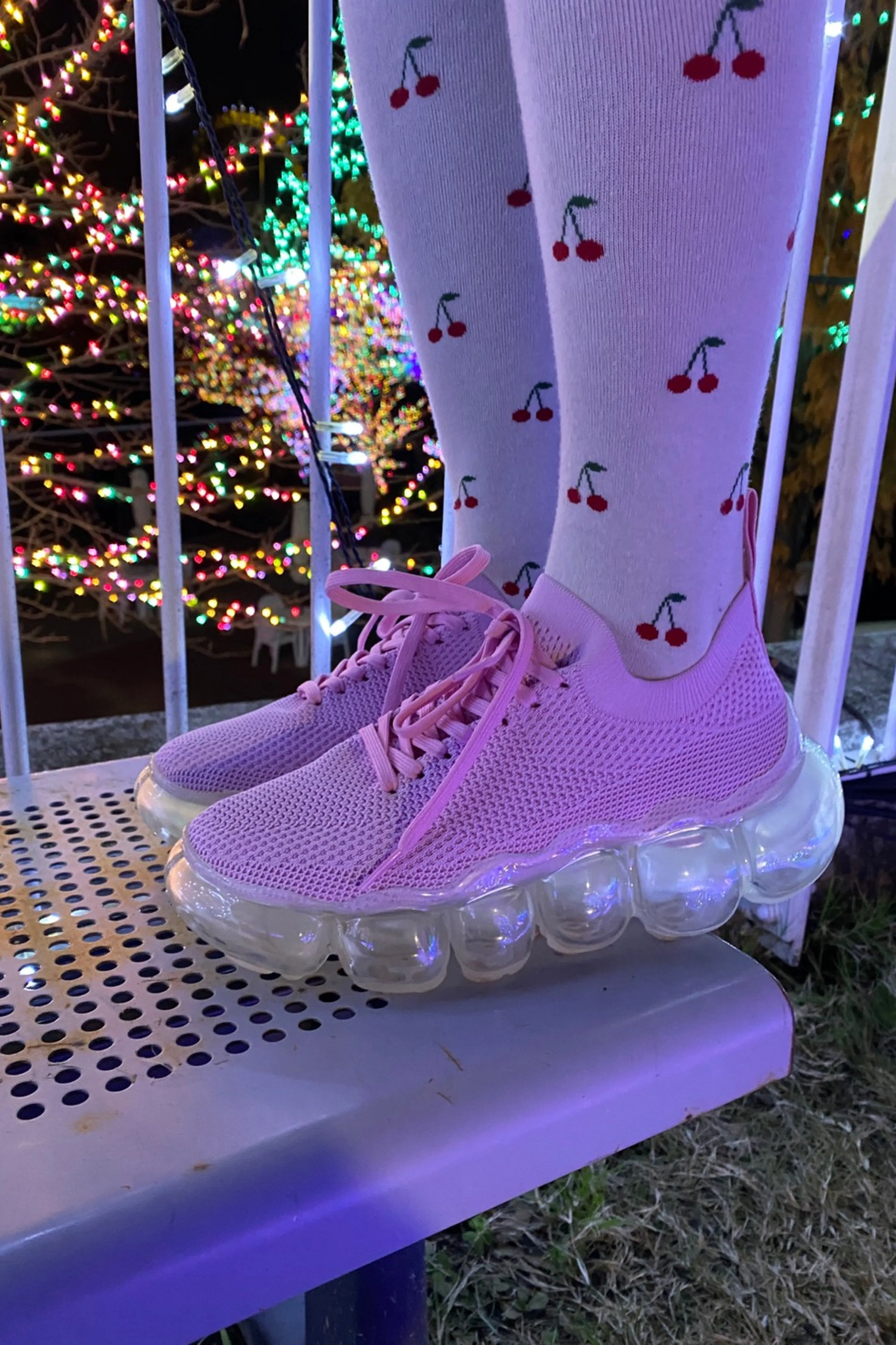 “Jewelry” Basic Shoes / Clear Pink