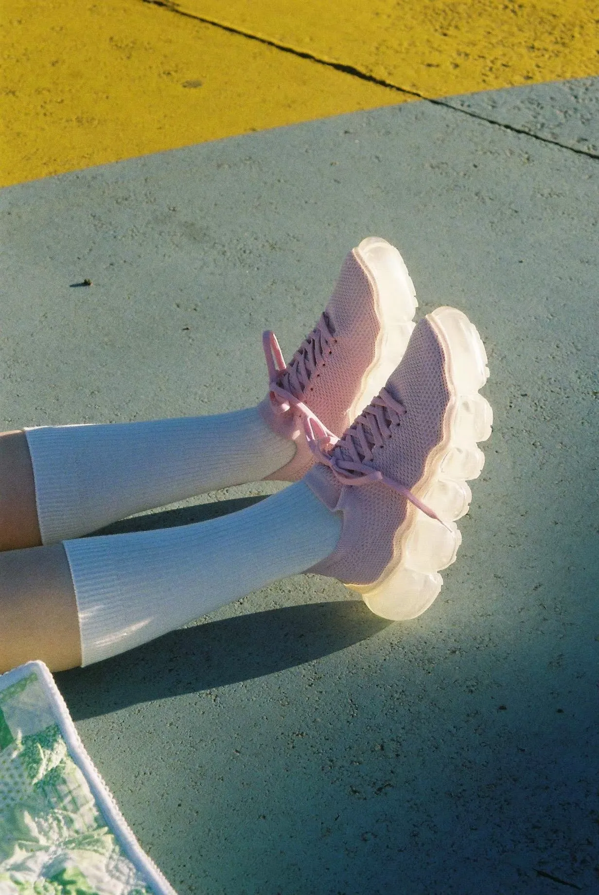 “Jewelry” Basic Shoes / Clear Pink