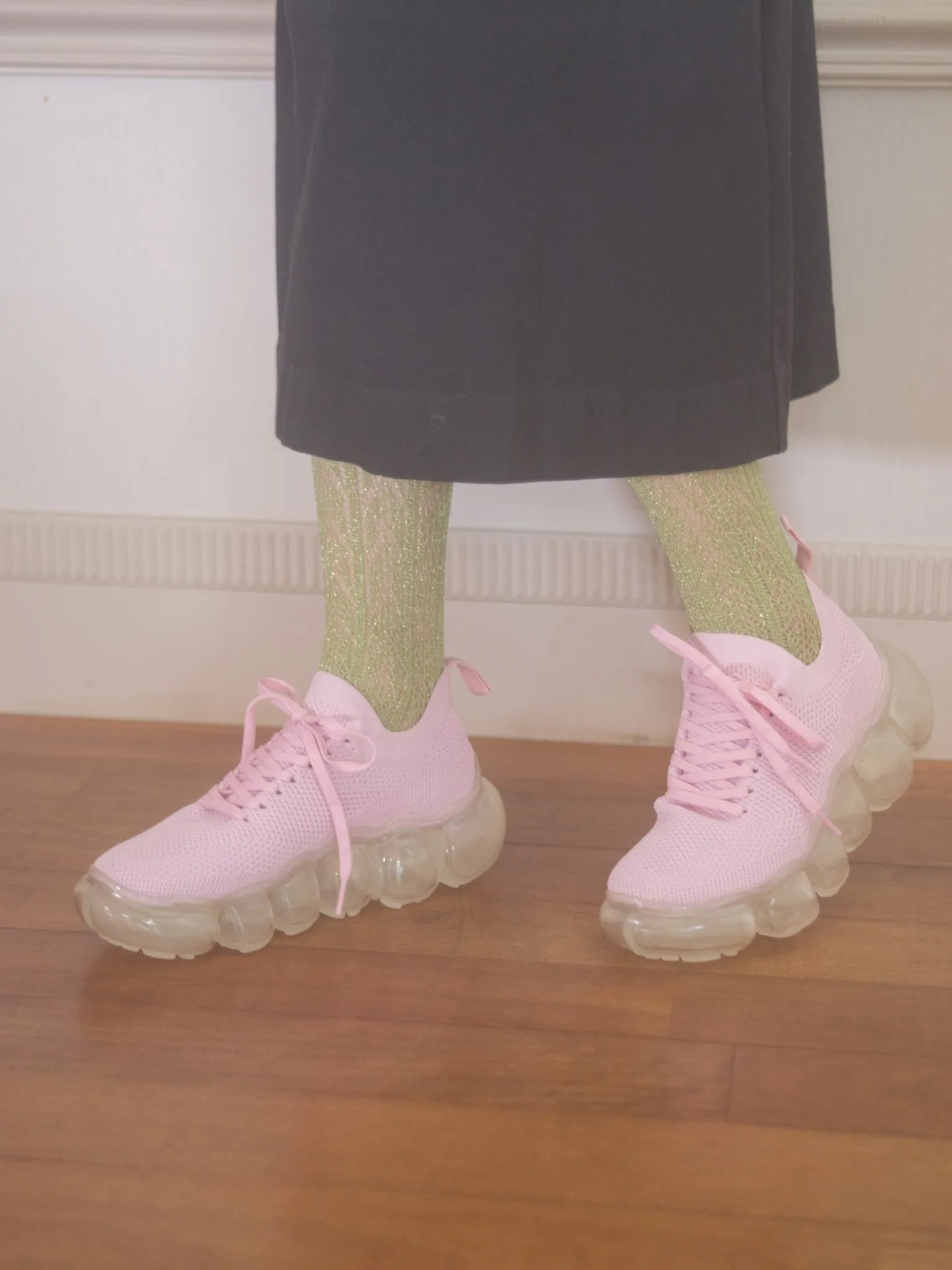 “Jewelry” Basic Shoes / Clear Pink