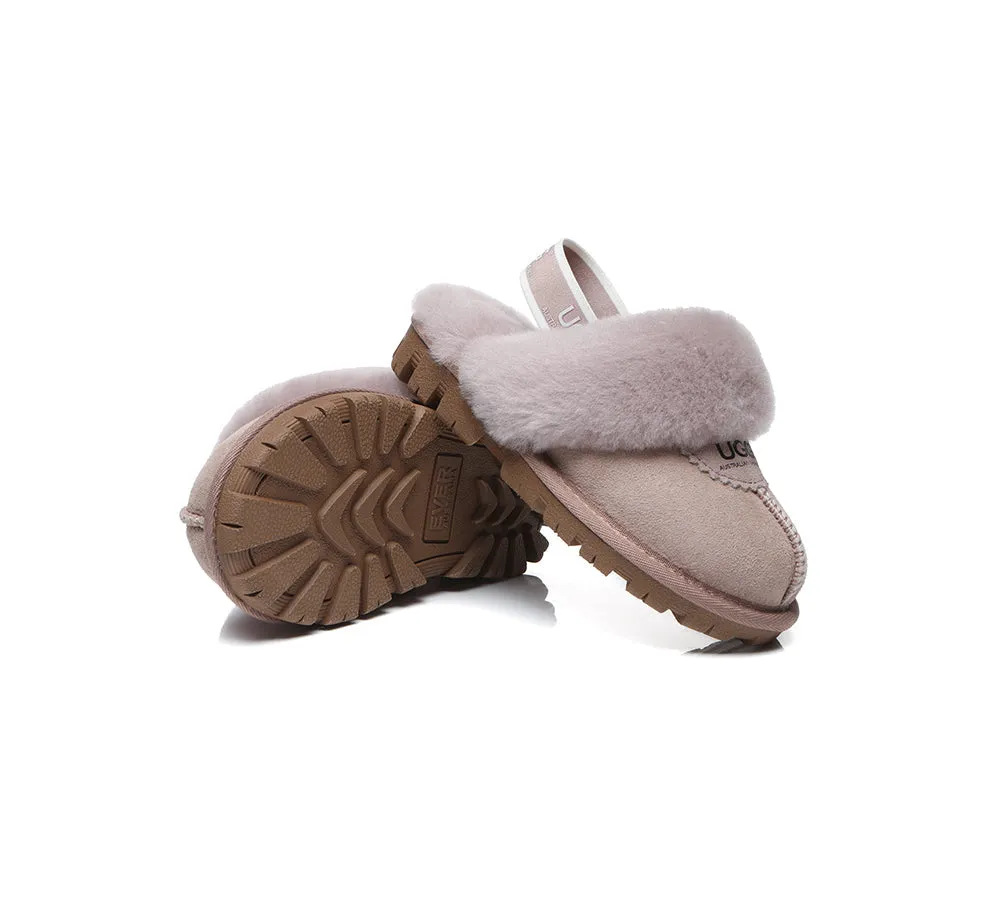 Kids Slingback Ugg Slipper Waffle Plus