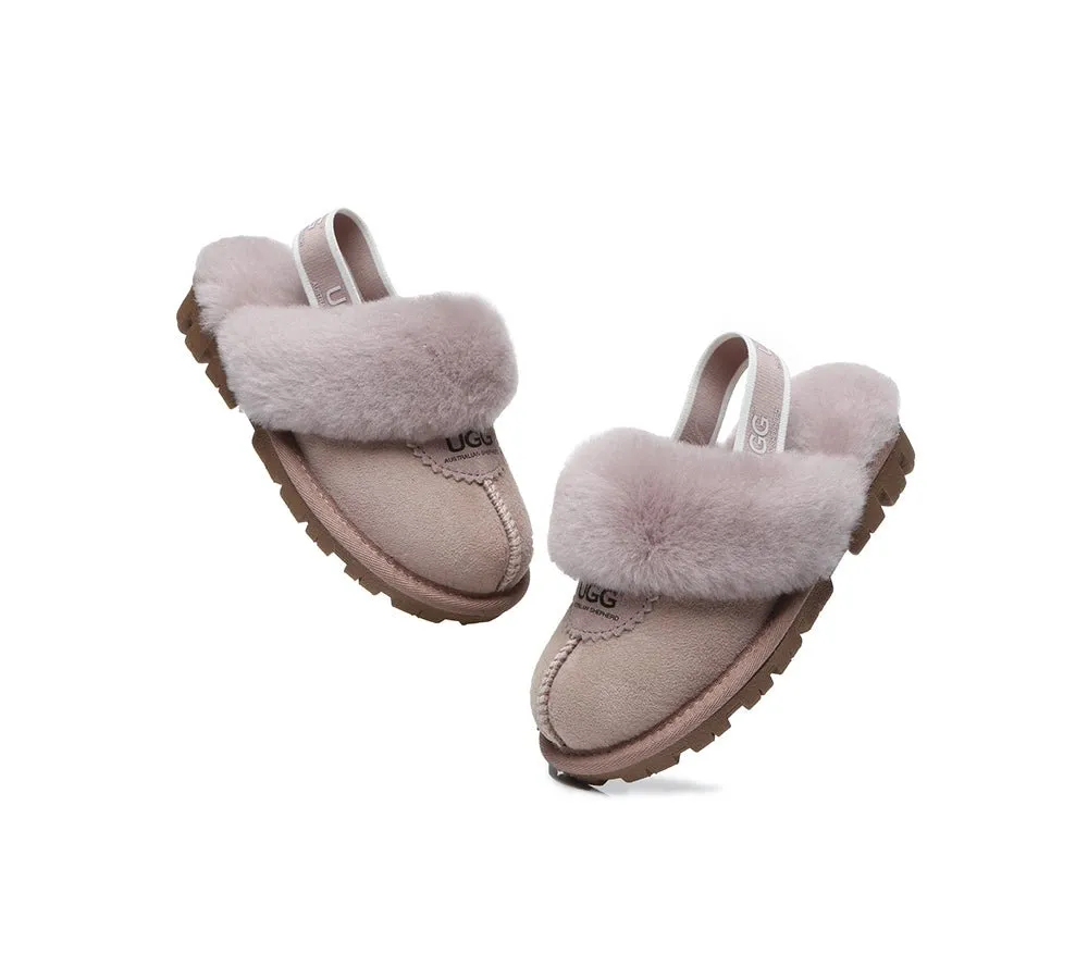 Kids Ugg Slingback Sandal Waffle Plus