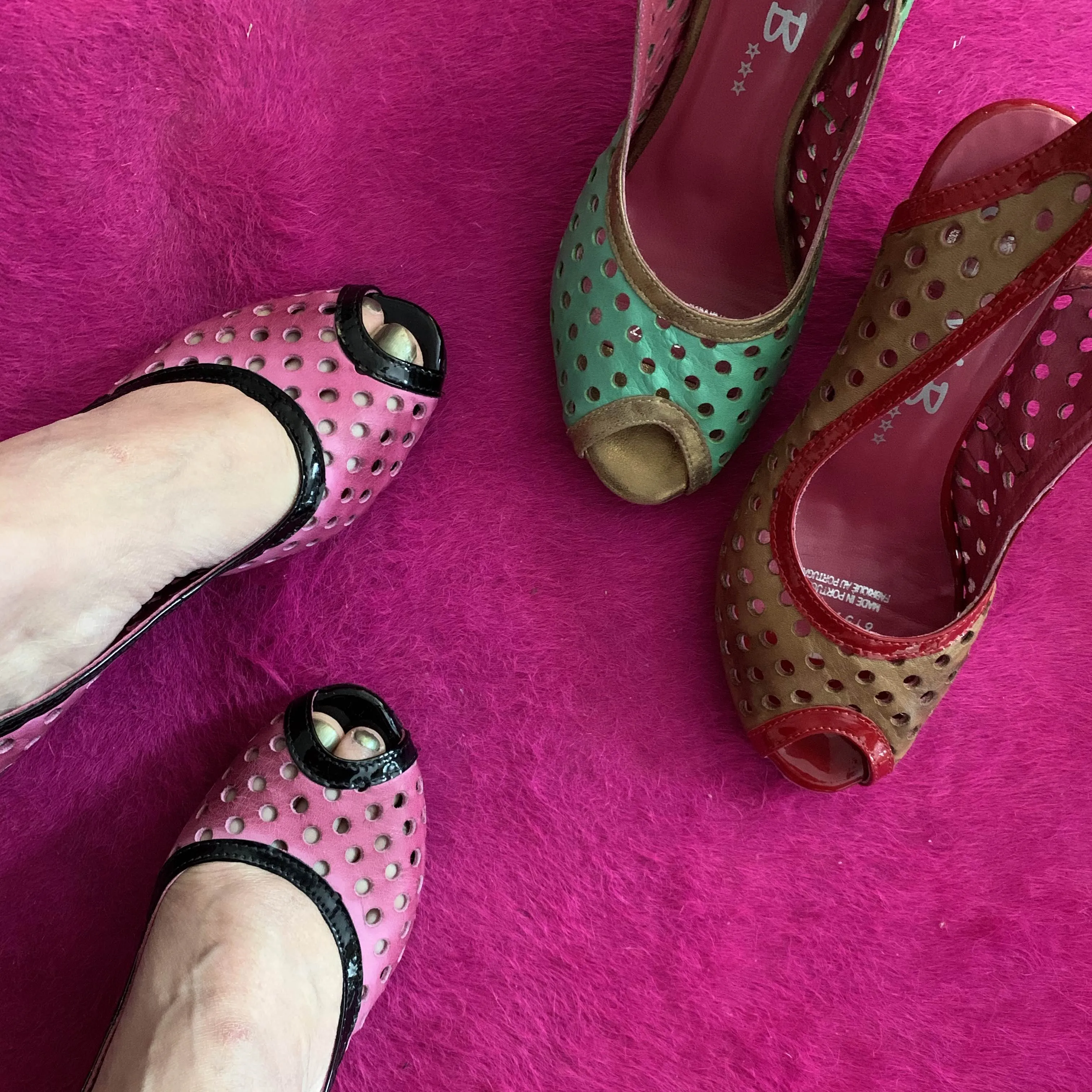 La Bouche-Fuchsia- Last pair 36 & 39!