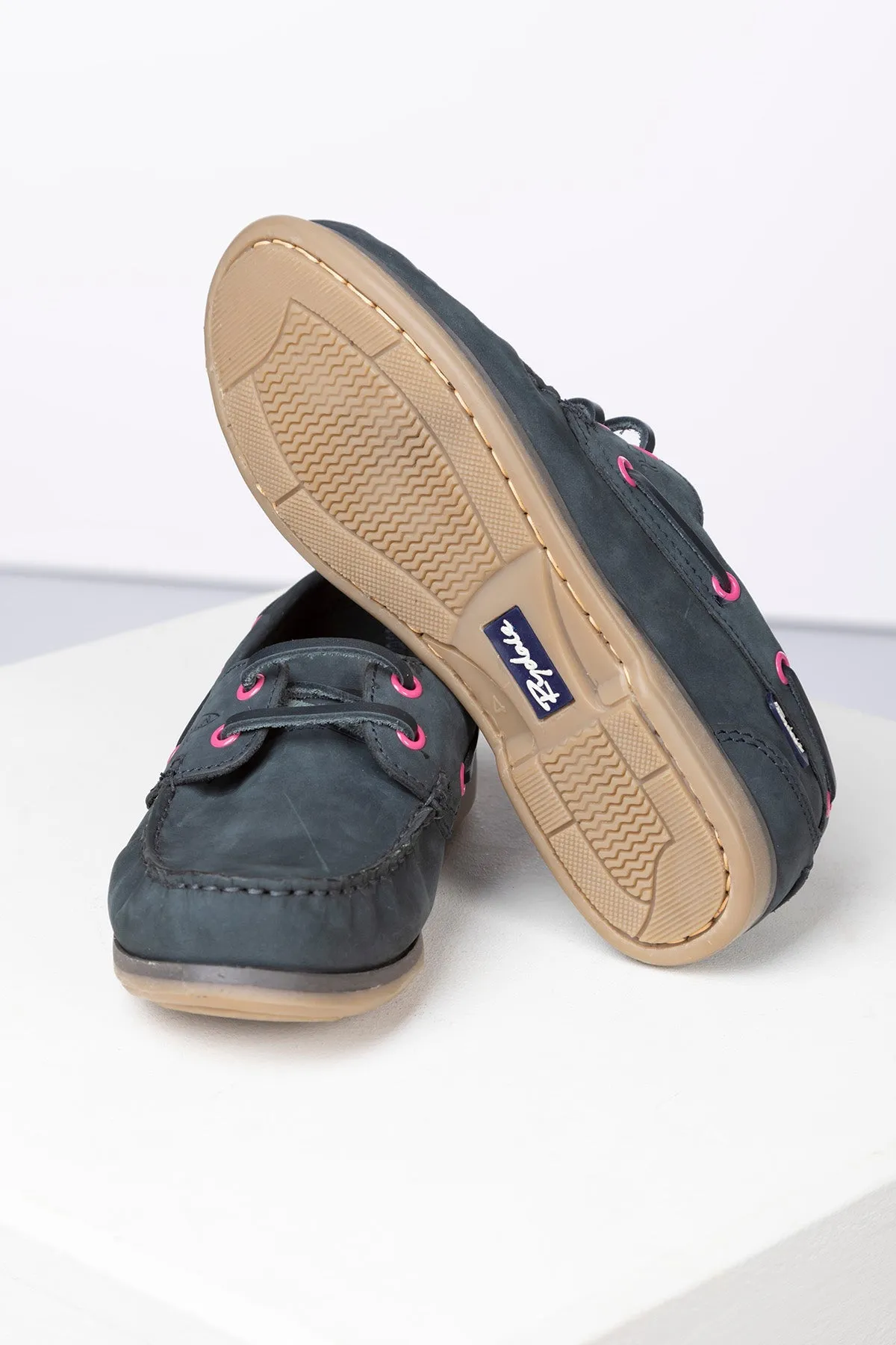 Ladies Leather Deck Shoes - Cayton II