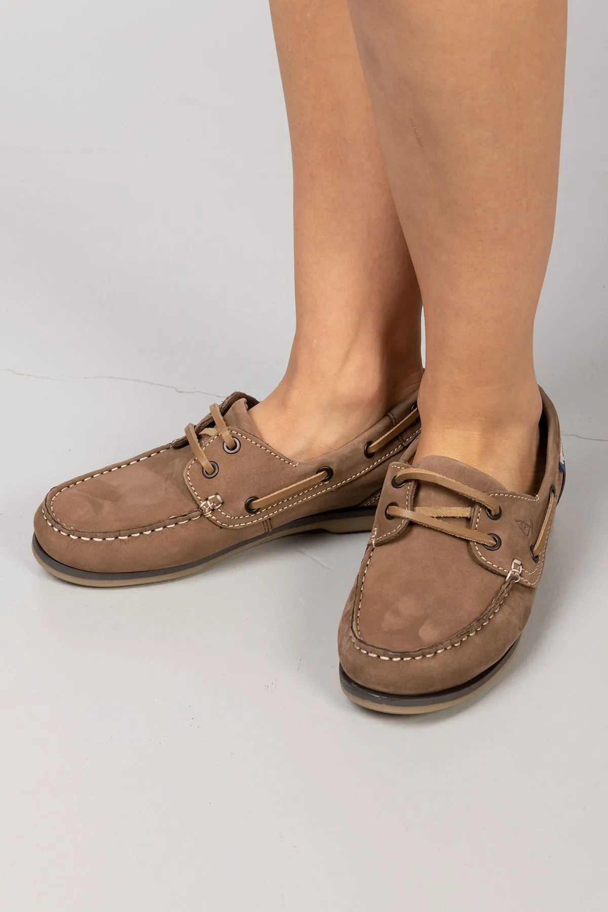 Ladies Leather Deck Shoes - Cayton II