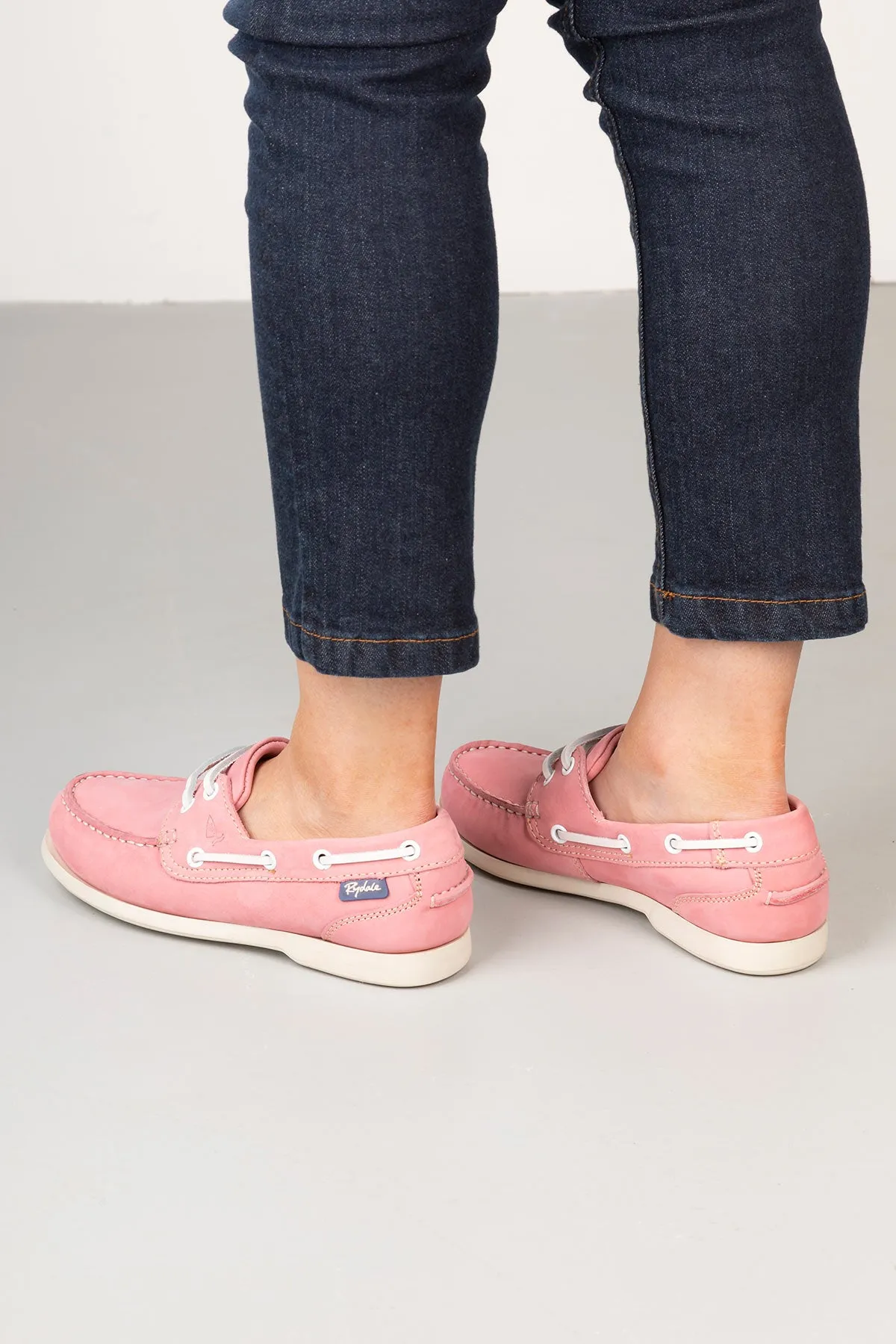 Ladies Pink Deck Shoes - Cayton II