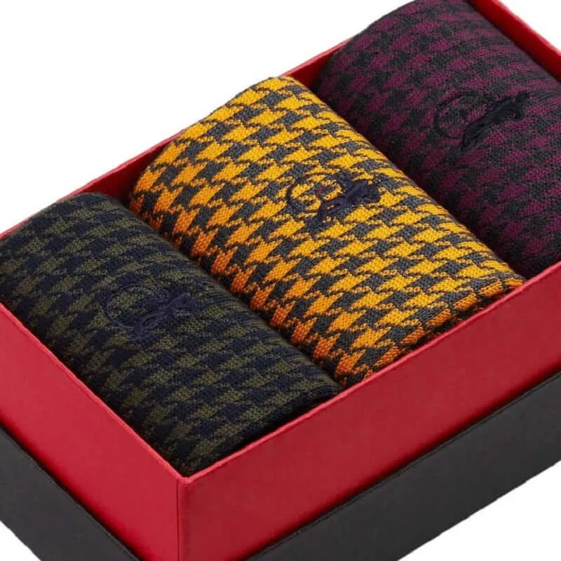 London Sock Co BRUMMEL'S PICK 3-Pair Gift Box