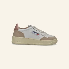 LOW SNEAKER 80's  LS37 | Suede White / Powder