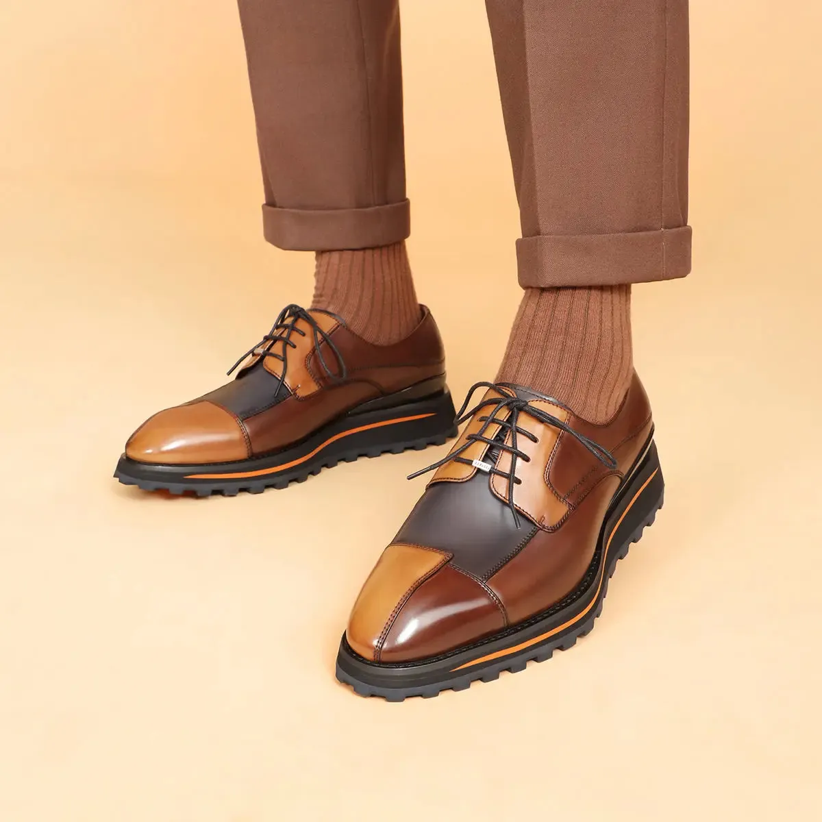 Man's Derby Shoes 90011C