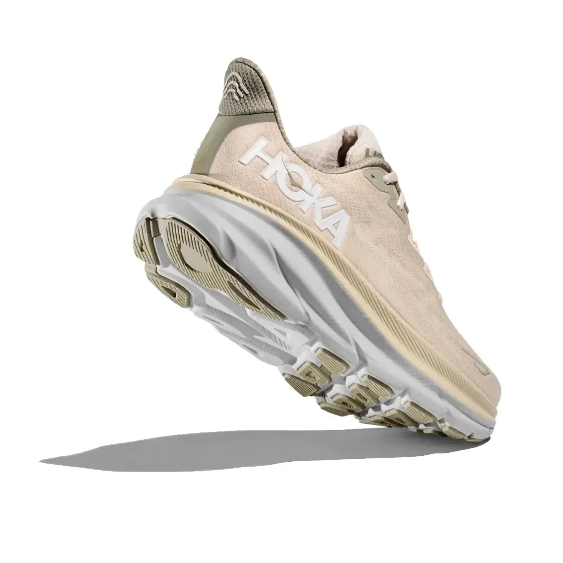 Sure! A more optimized title for the product Mens Hoka Clifton 9 - Oat Milk / Barley could be: Mens Hoka Clifton 9 Running Shoes in Oat Milk/Barley - Lightweight and Cushioned.