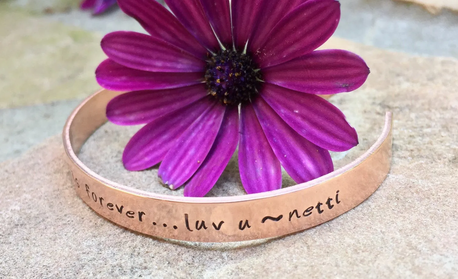 Mother Daughter Bracelet, Mother Daughter Jewelry, The Love Between A Mother And Daughter Is Forever, Personalized Cuff, Hand Stamped Cuff