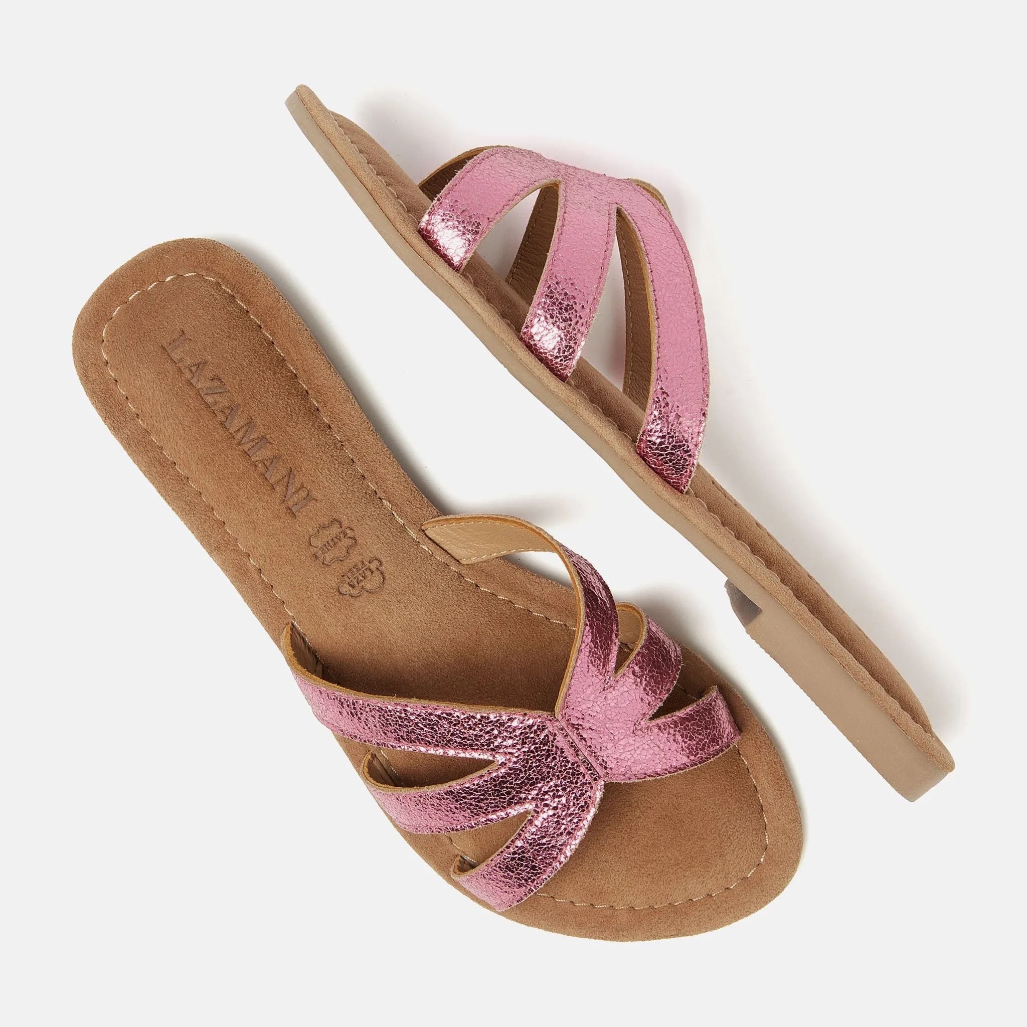 Nina Leren Dames Slippers Pink