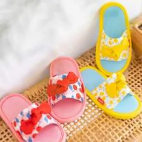 Ozkiz [Mini and Me] 'Flower Petal' Indoor Noise Reducing Slippers -  Made in Korea