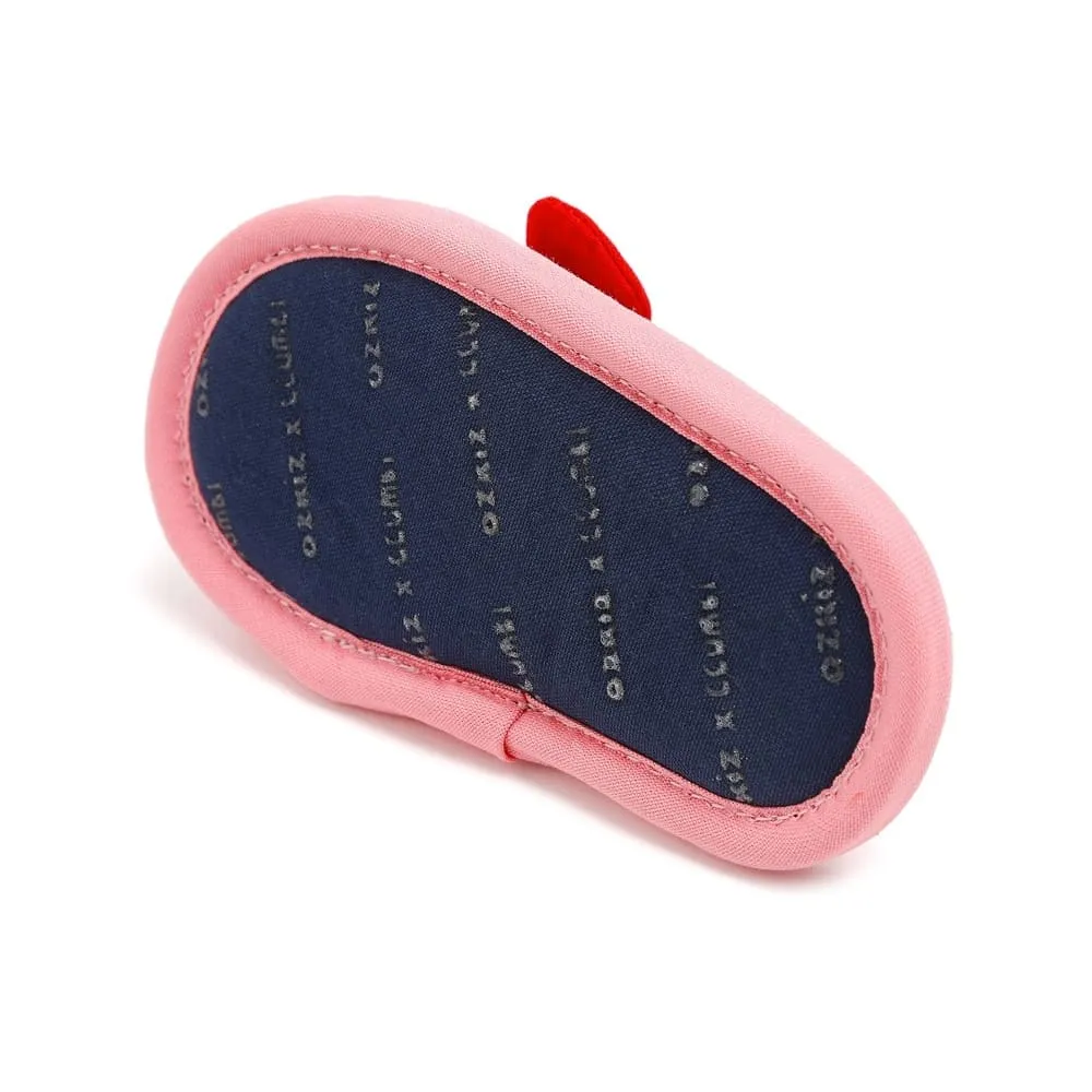 Ozkiz [Mini and Me] 'Flower Petal' Indoor Noise Reducing Slippers -  Made in Korea