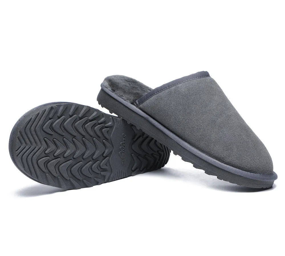 Premium Sheepskin Men Scuff Larry