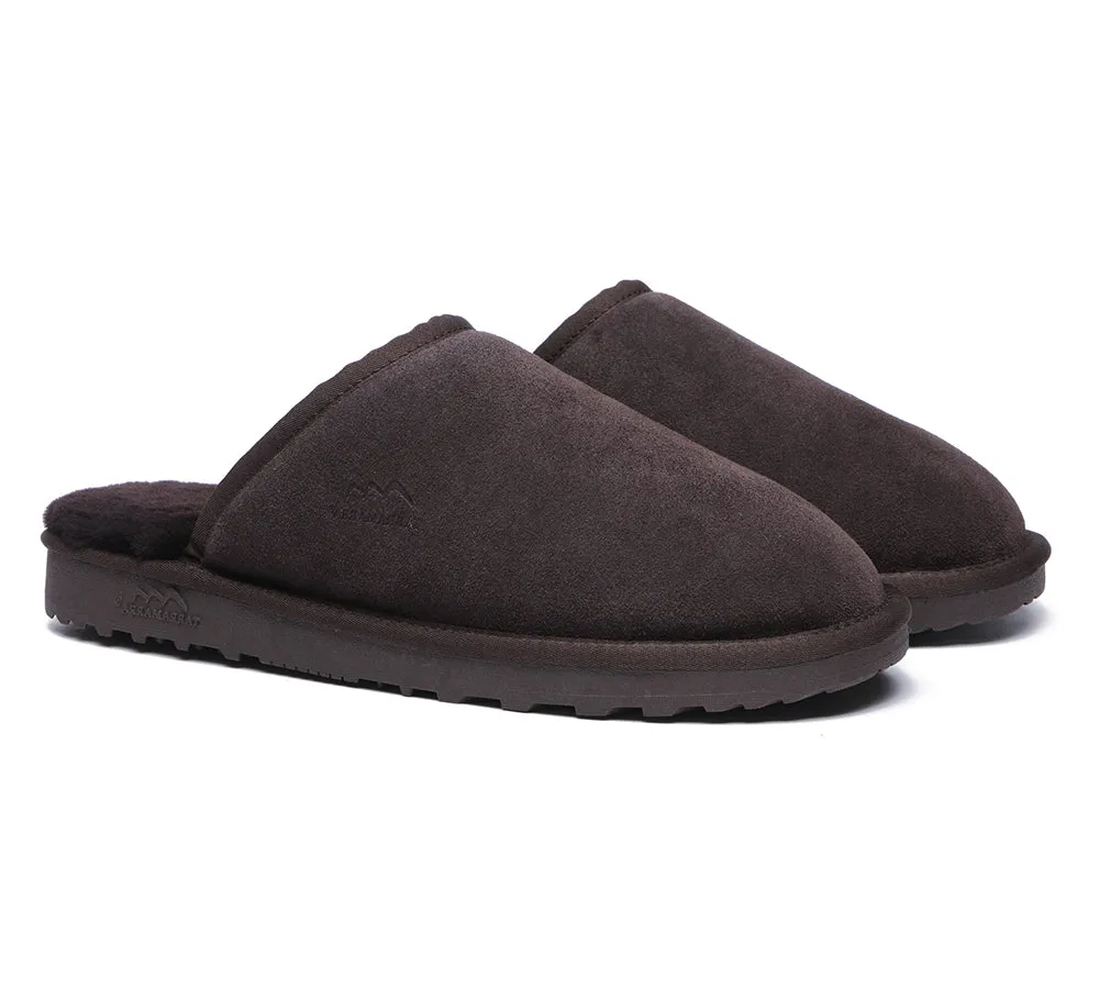 Premium Sheepskin Men Scuff Larry