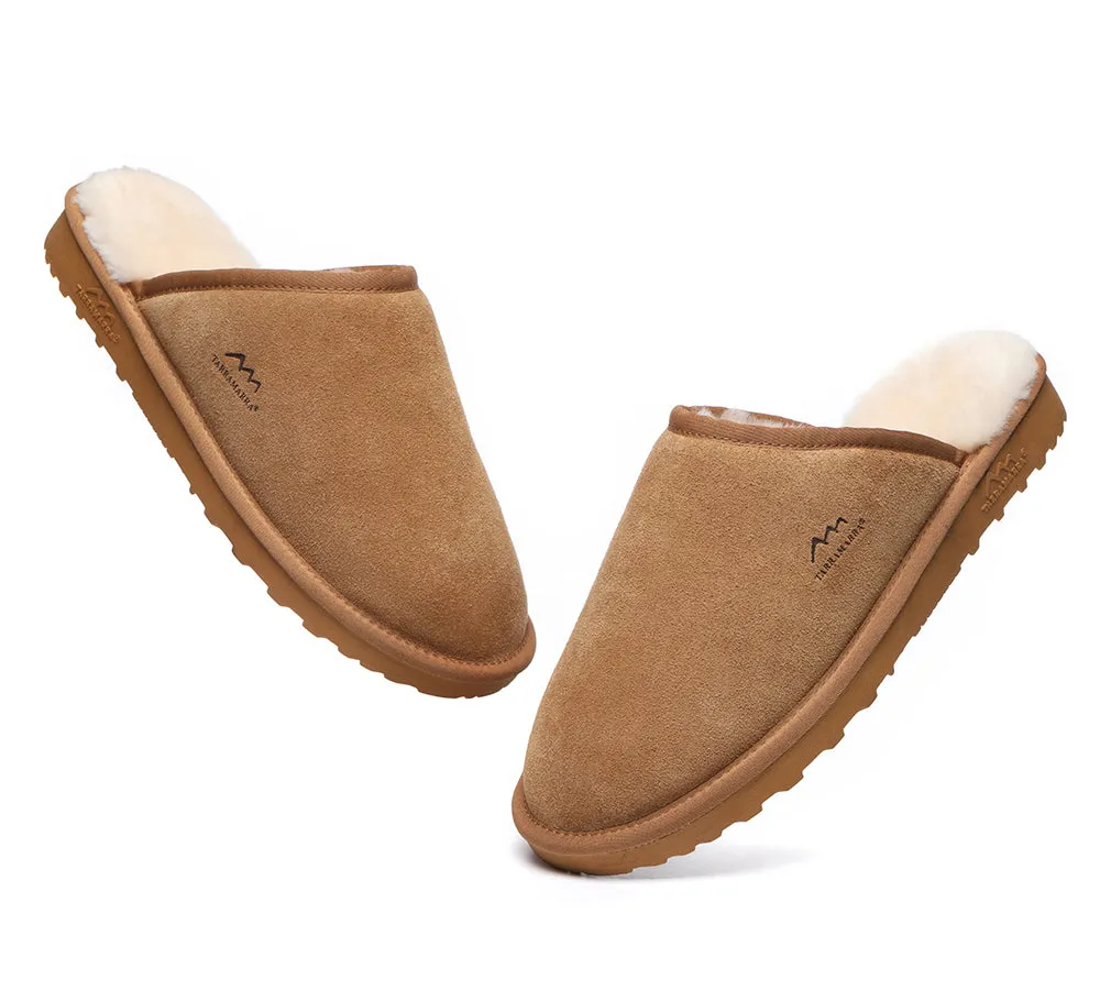 Premium Sheepskin Men Scuff Larry