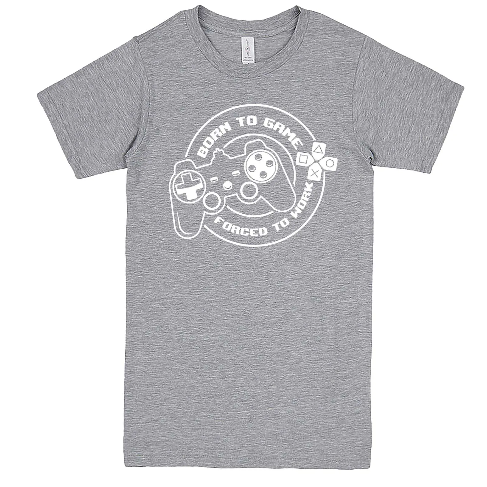 "Born to Game, Forced to Work" men's t-shirt