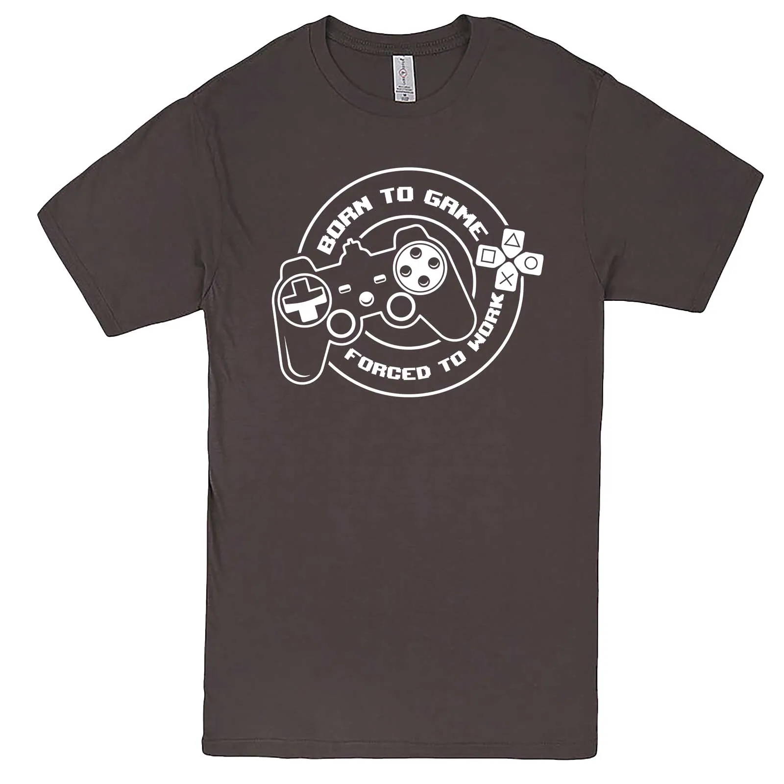 "Born to Game, Forced to Work" men's t-shirt