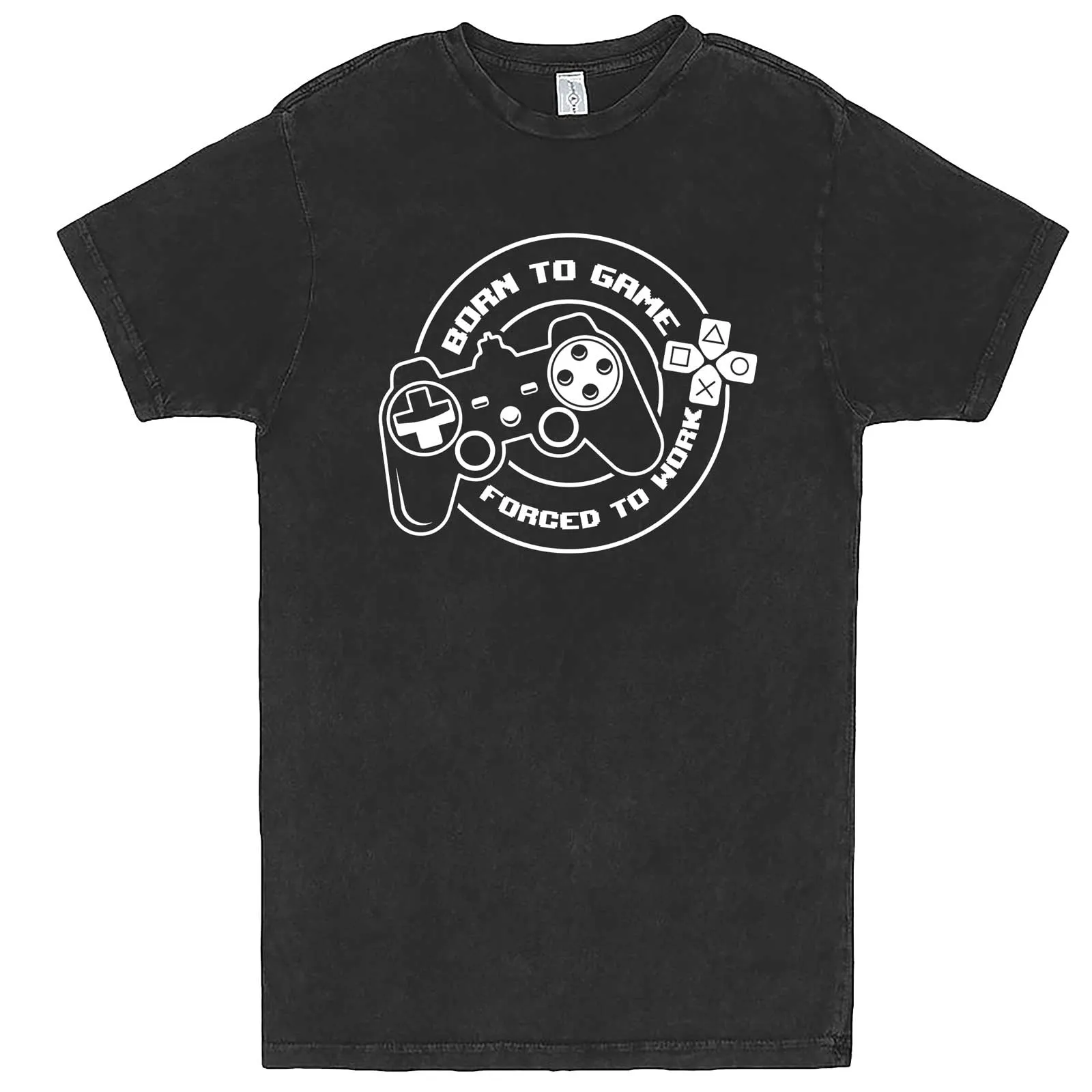 "Born to Game, Forced to Work" men's t-shirt