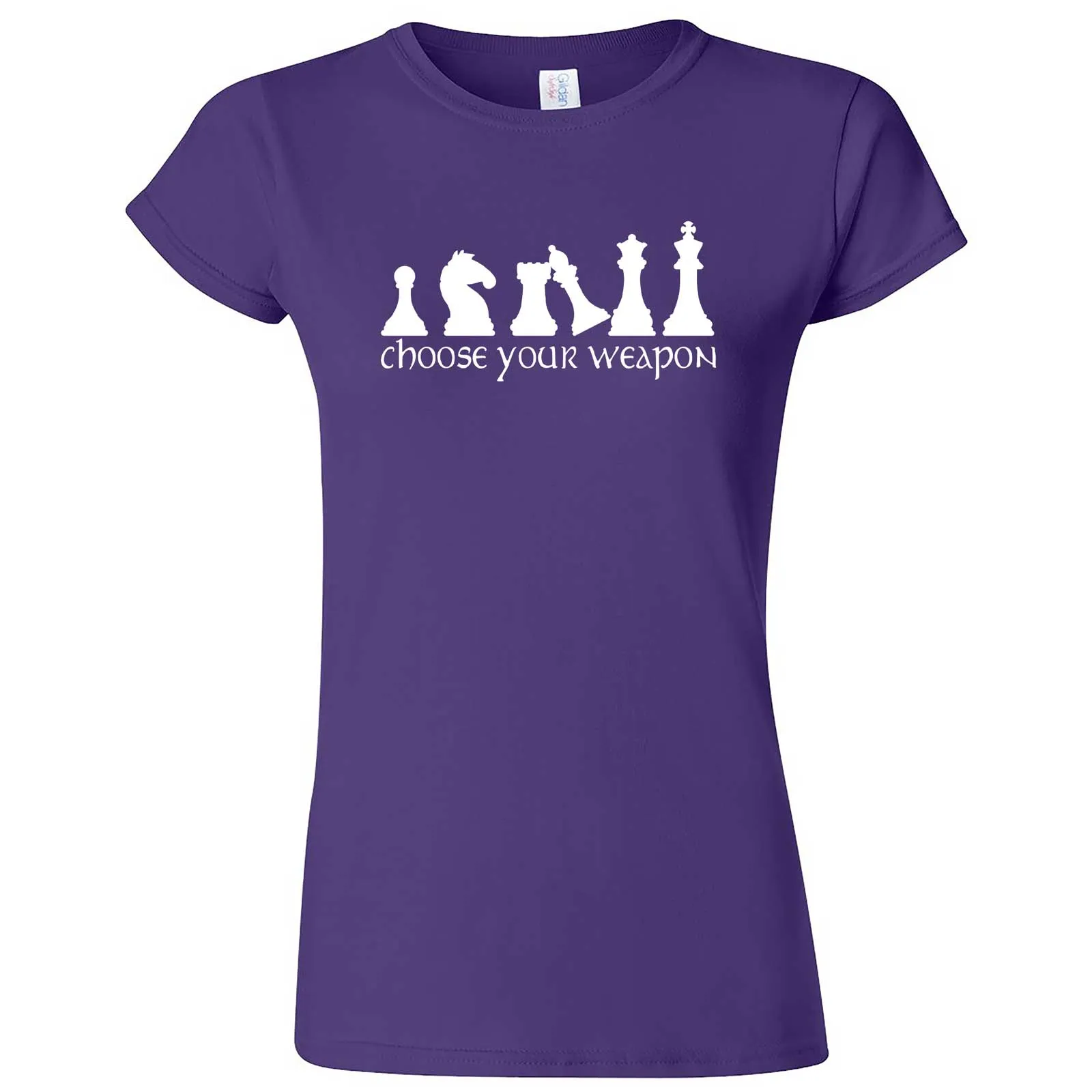 "Choose Your Weapon - Chess" women's t-shirt