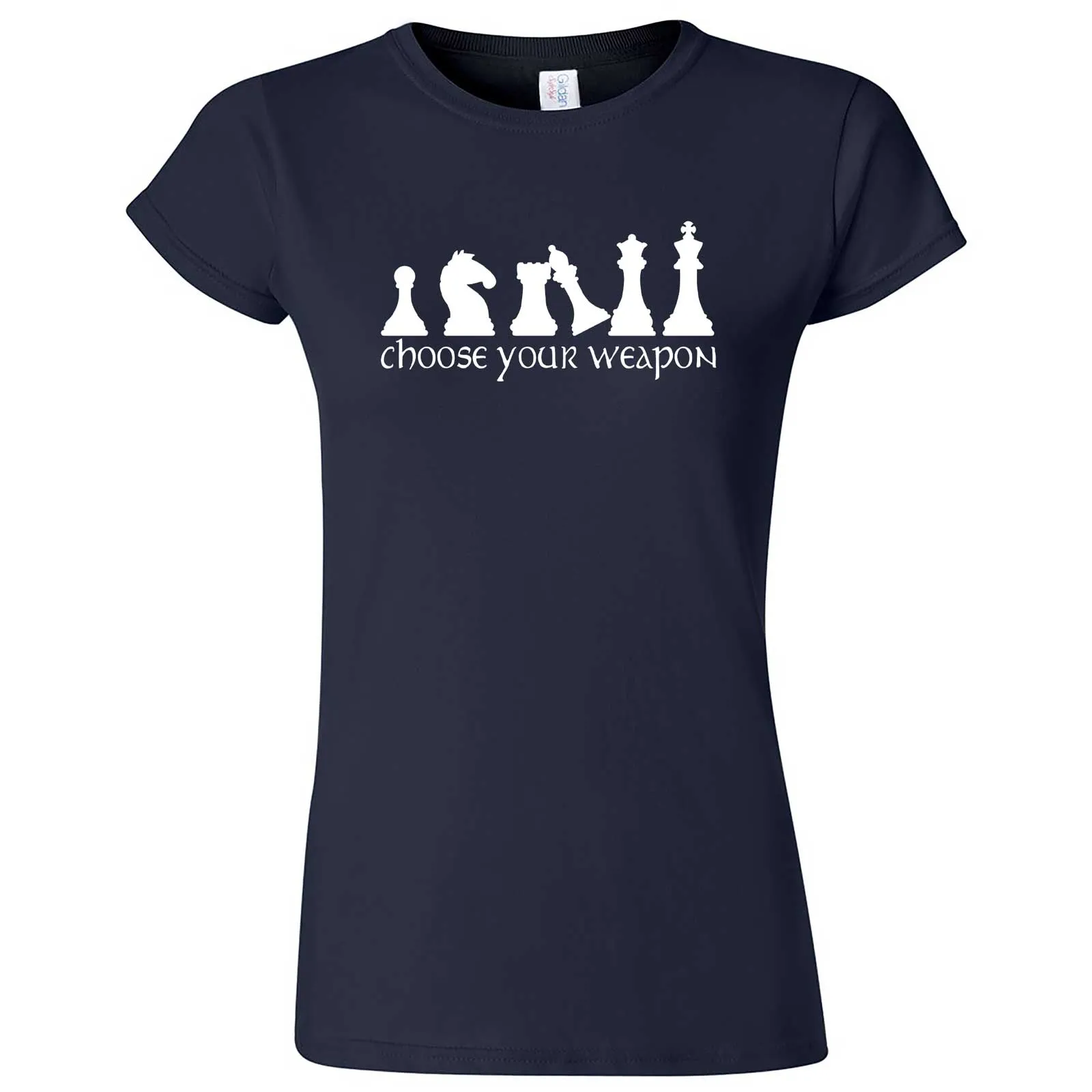 "Choose Your Weapon - Chess" women's t-shirt