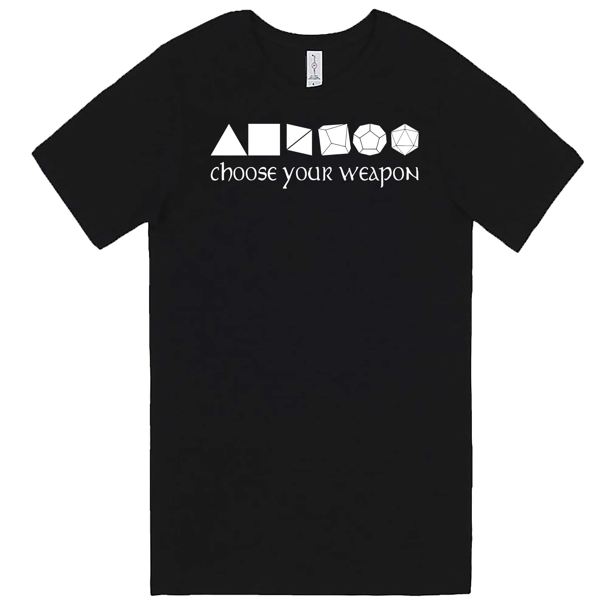 "Choose Your Weapon - Role-Playing Games" men's t-shirt