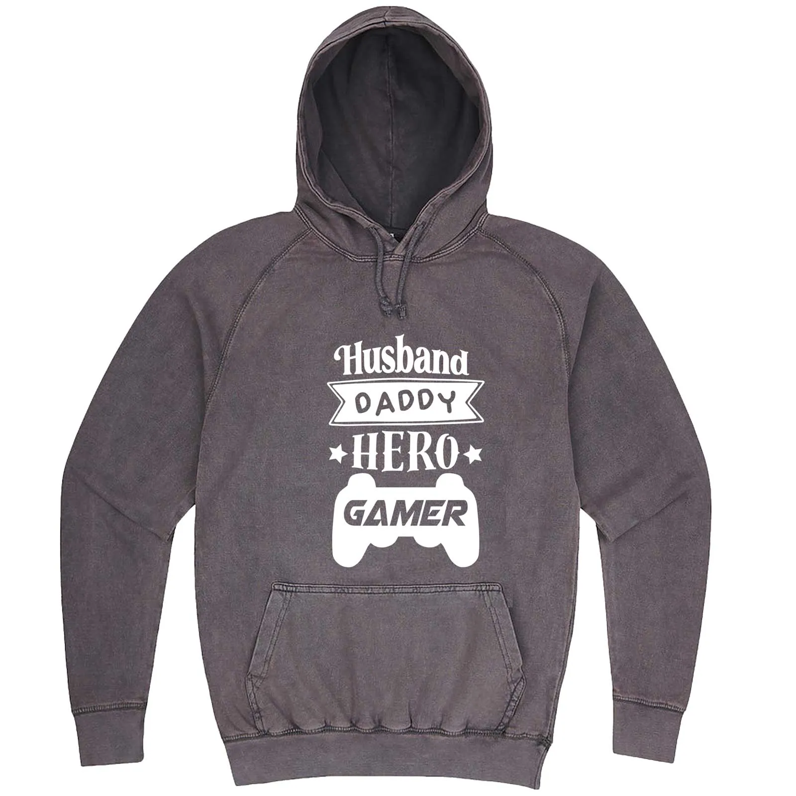 "Husband Daddy Hero Gamer" hoodie