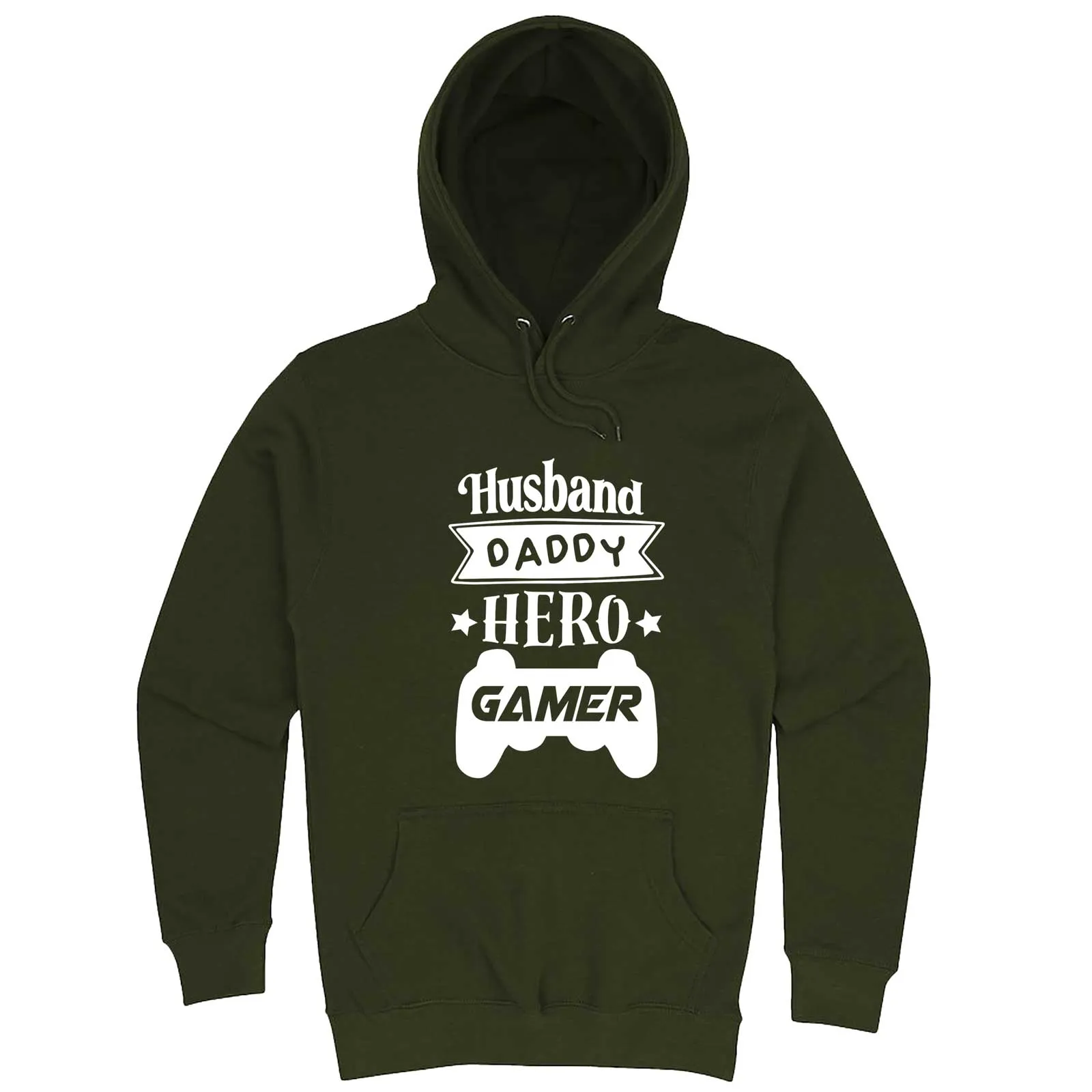 "Husband Daddy Hero Gamer" hoodie