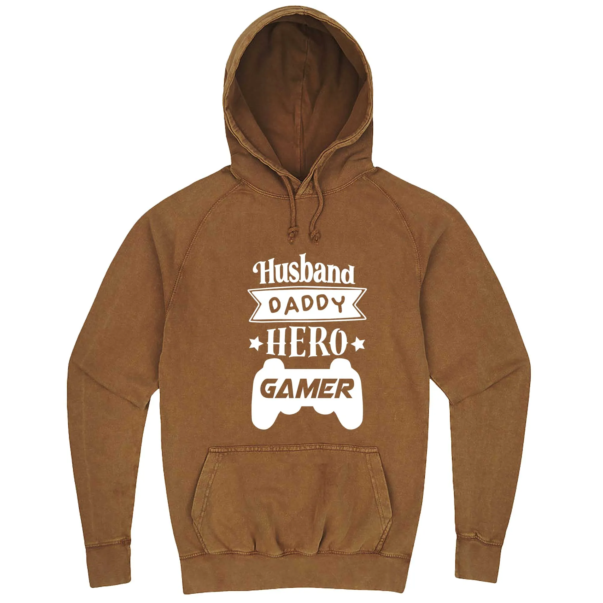 "Husband Daddy Hero Gamer" hoodie