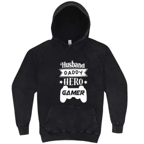 "Husband Daddy Hero Gamer" hoodie