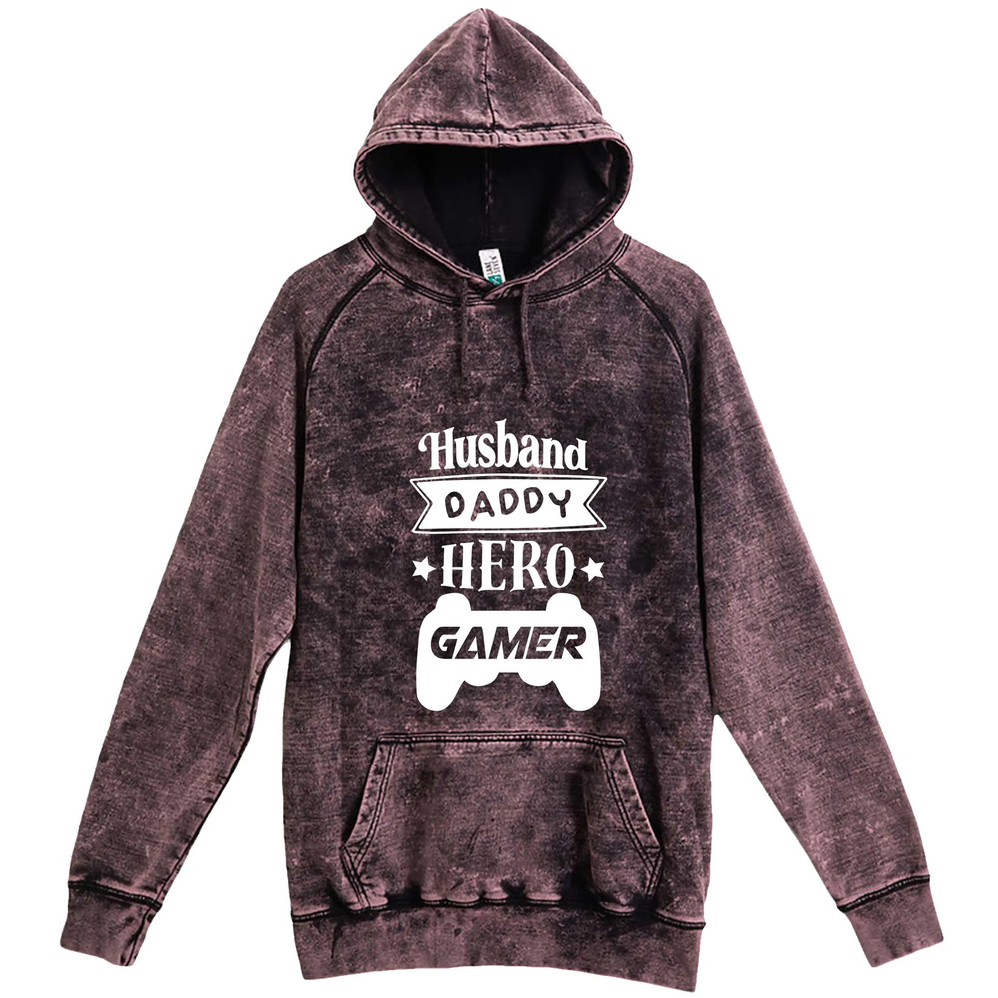 "Husband Daddy Hero Gamer" hoodie