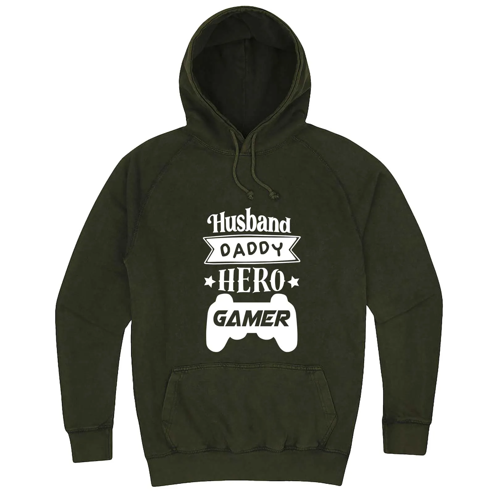 "Husband Daddy Hero Gamer" hoodie