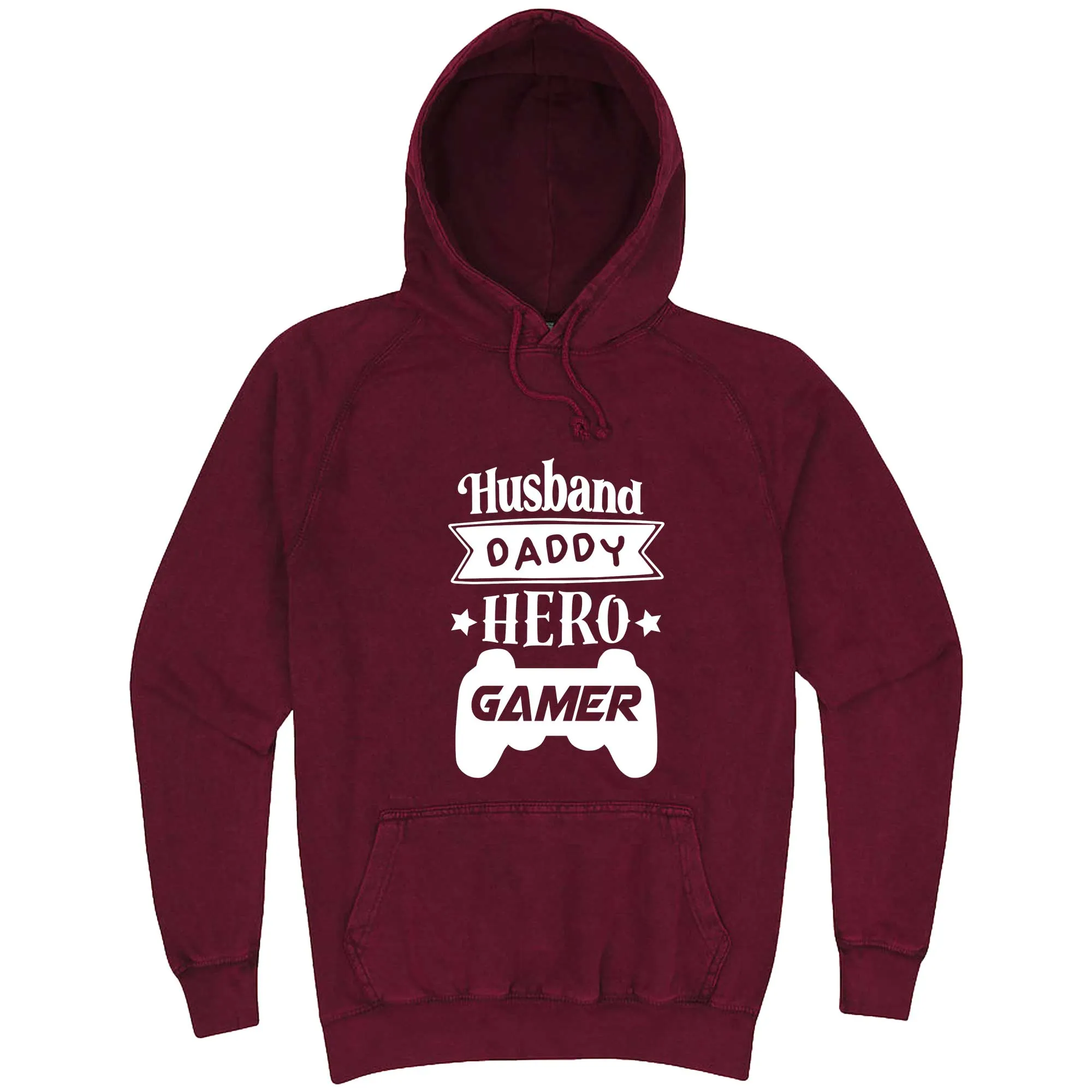 "Husband Daddy Hero Gamer" hoodie