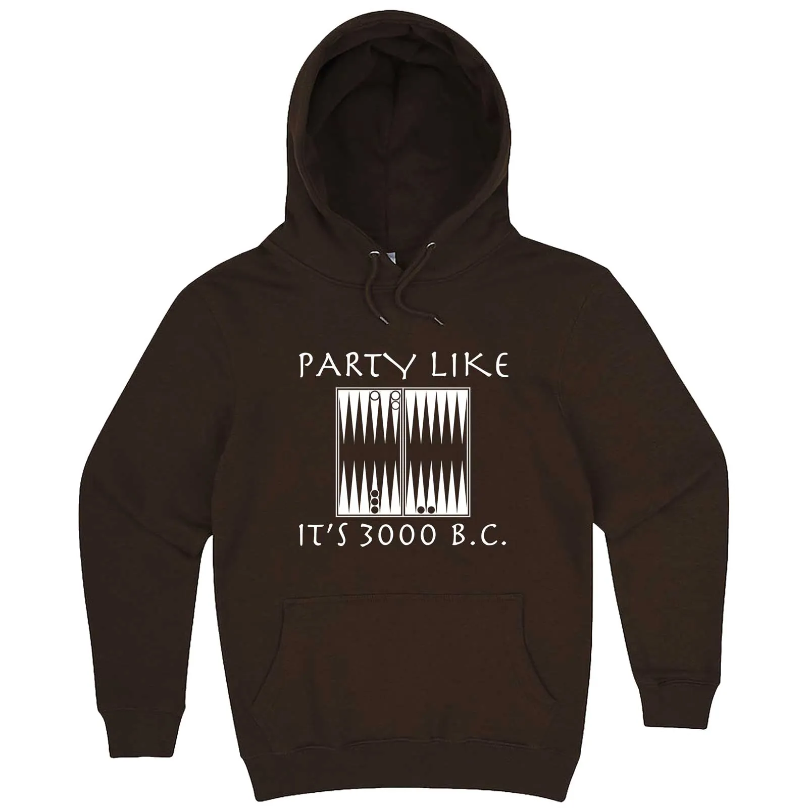 "Party Like It's 3000 B.C. - Backgammon" hoodie