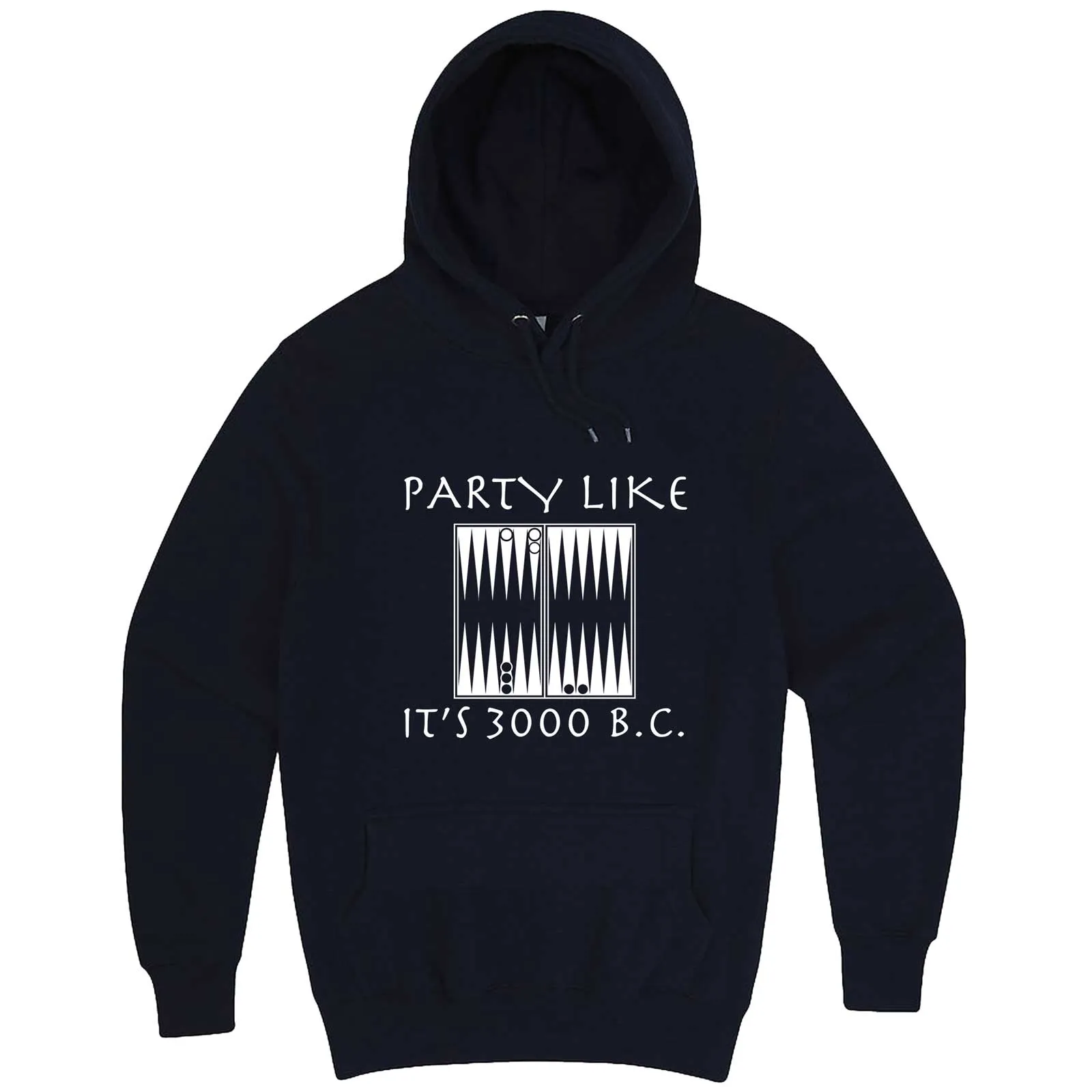 "Party Like It's 3000 B.C. - Backgammon" hoodie