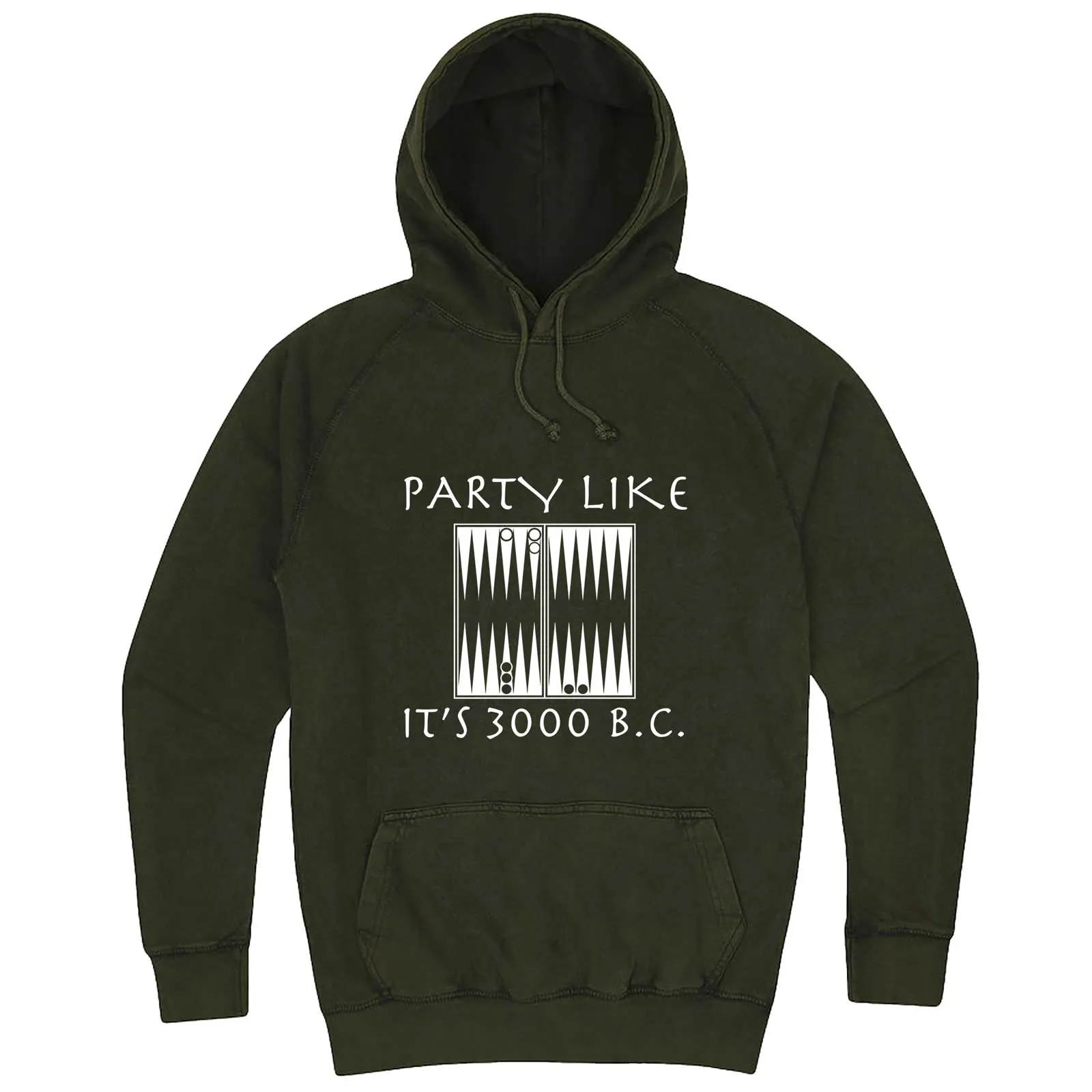 "Party Like It's 3000 B.C. - Backgammon" hoodie