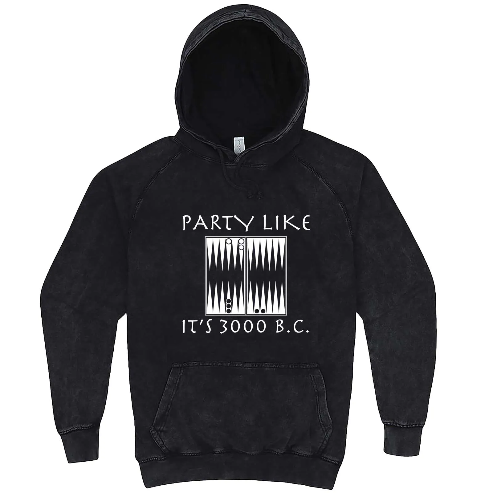 "Party Like It's 3000 B.C. - Backgammon" hoodie