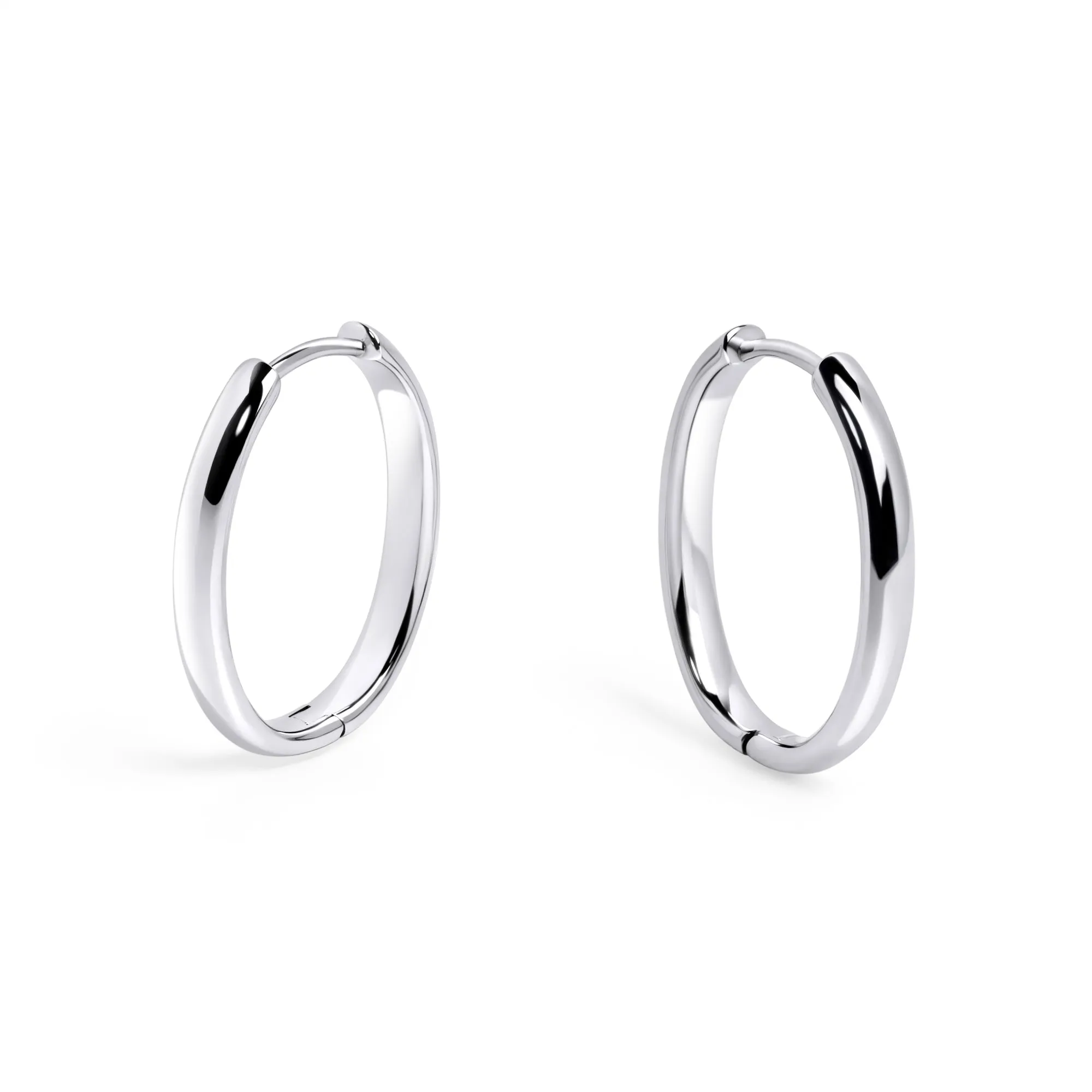 Radius 23 mm Huggie Earrings