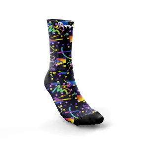 ‘’Retro party’’ crew socks