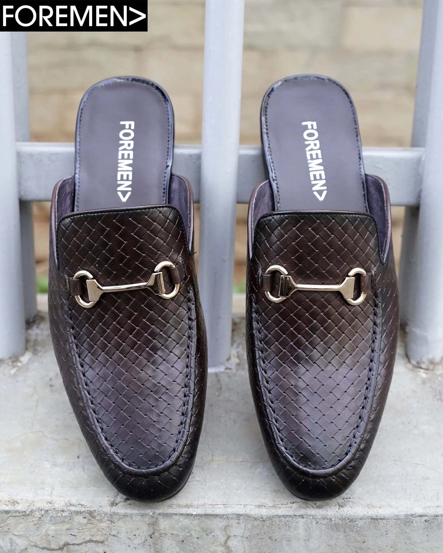 ROMA | coffee Leather Mules