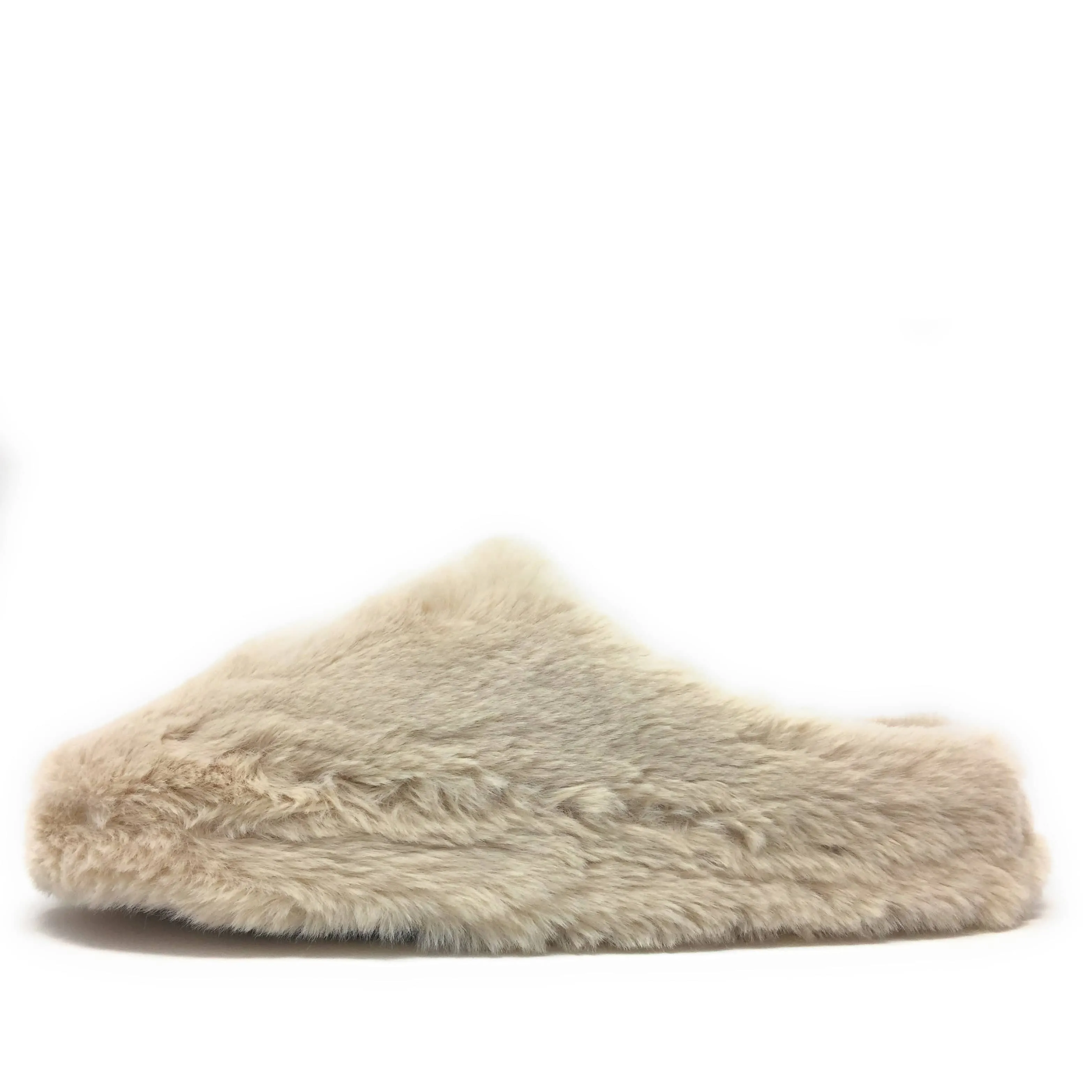 Sabrina Tan Plush Slip On Slippers