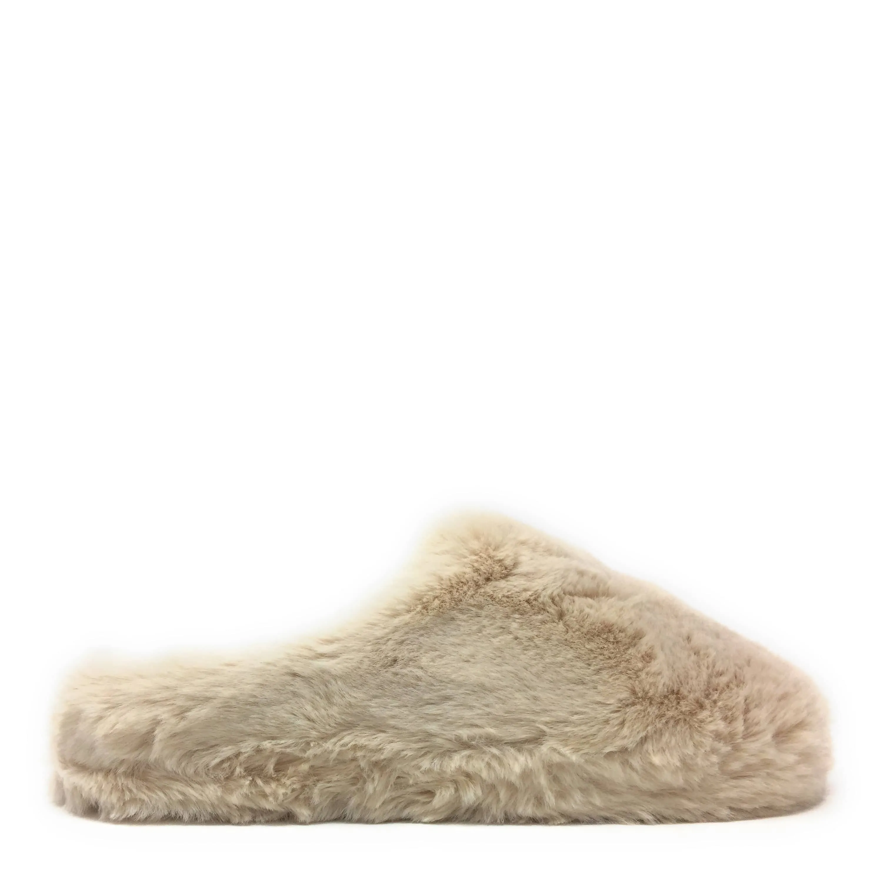 Sabrina Tan Plush Slip On Slippers