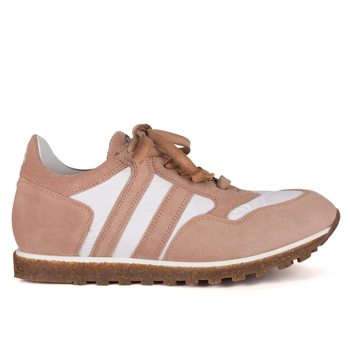 SPORT 6501 <br>White & blush sneakers