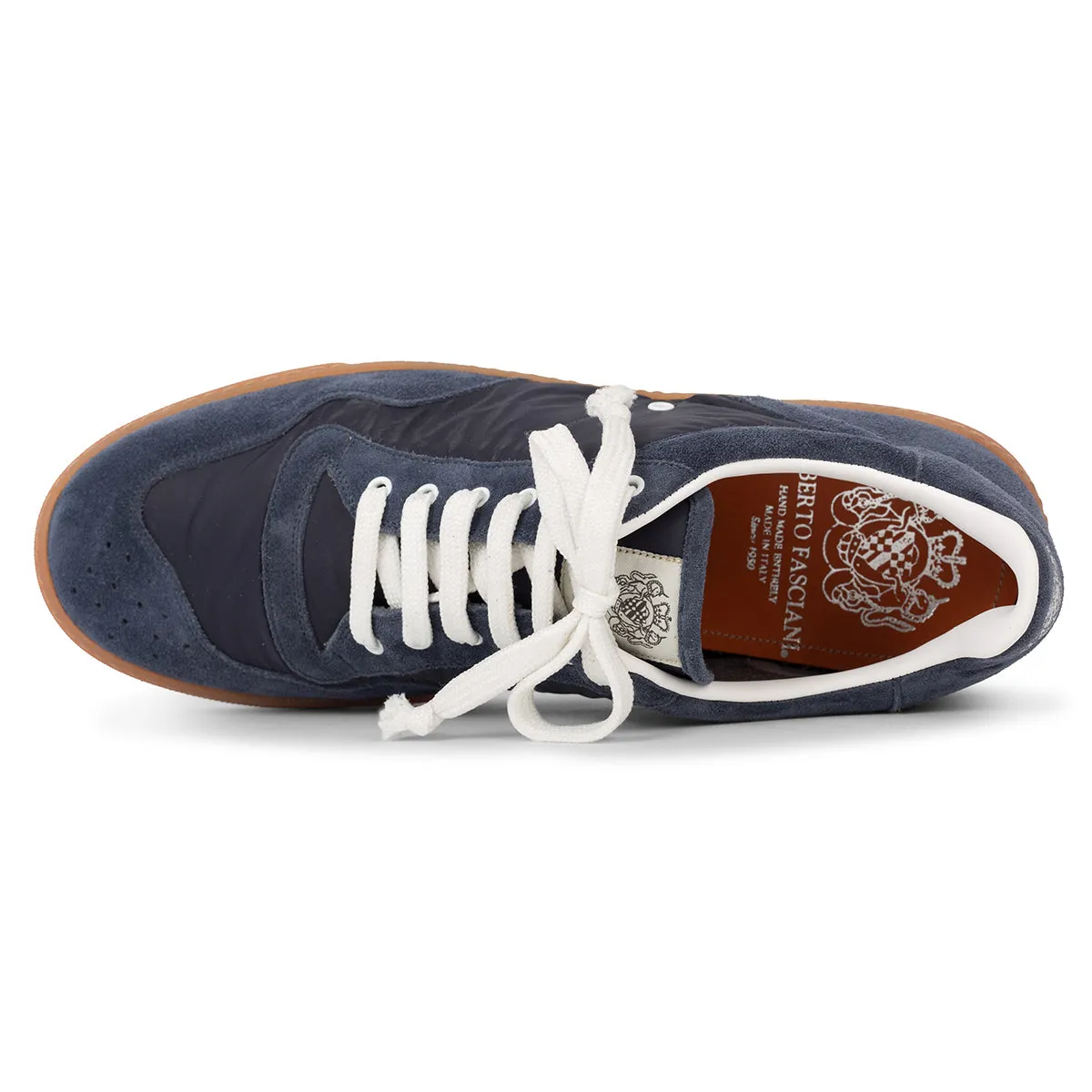 SPORT 85025<br> Leather and fabric sneakers