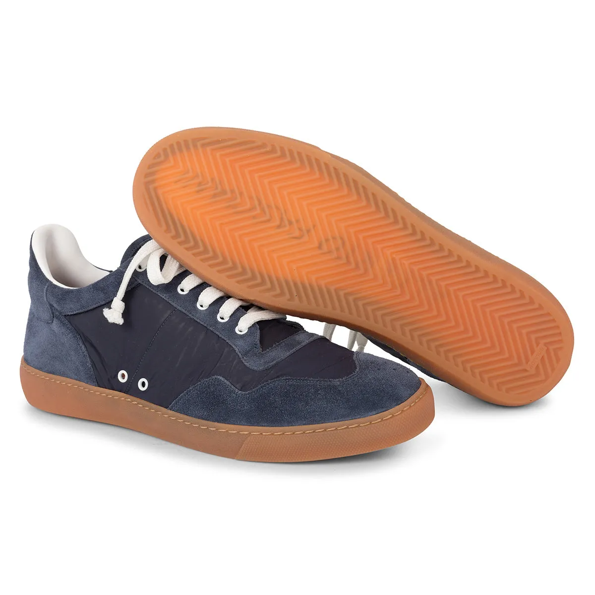 SPORT 85025<br> Leather and fabric sneakers